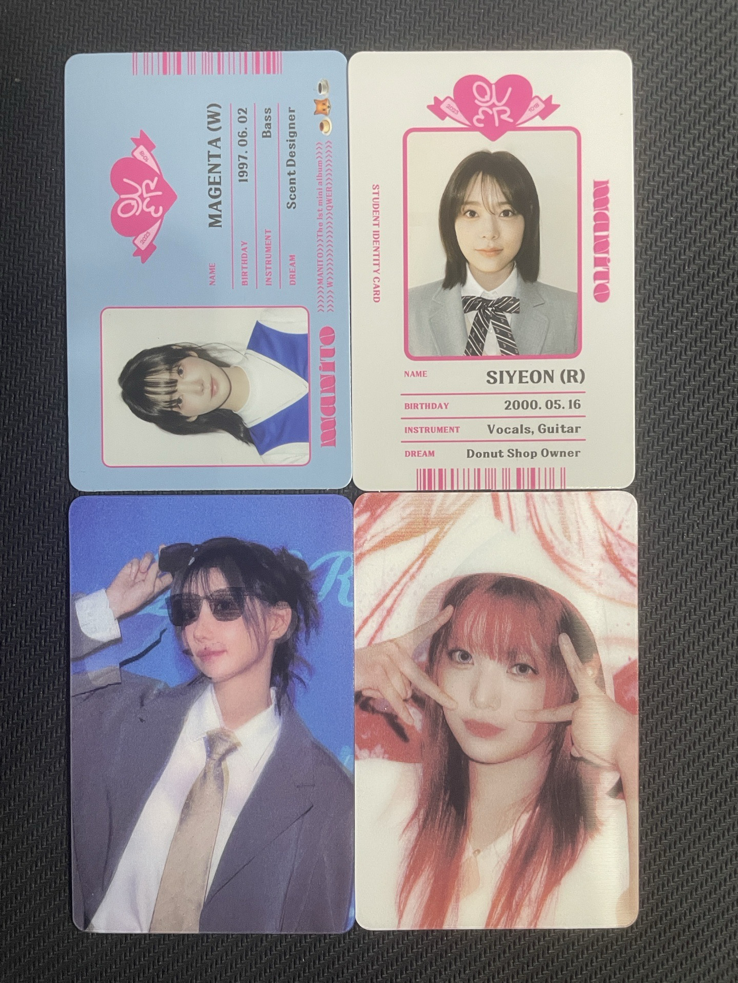 QWER 學生證 變化卡