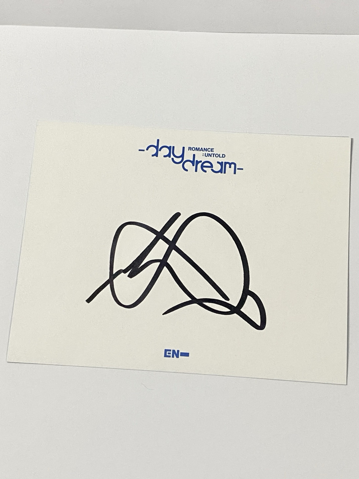 正二後續 明信片 美版親簽