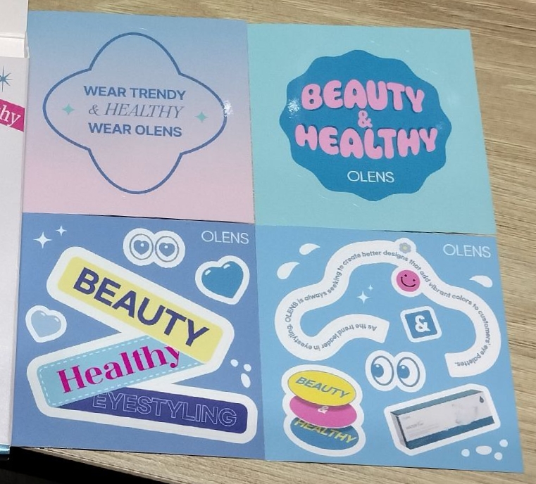 OLENS代言小卡貼紙組