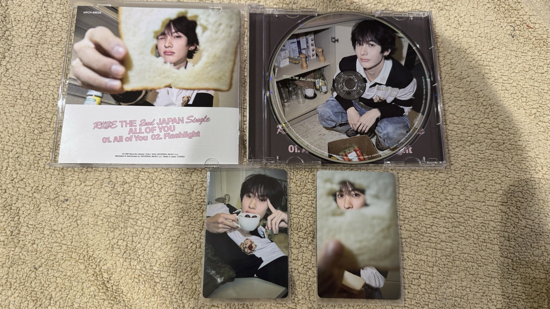 RIIZE all of you Anton 的個人單封 + 環球特典卡