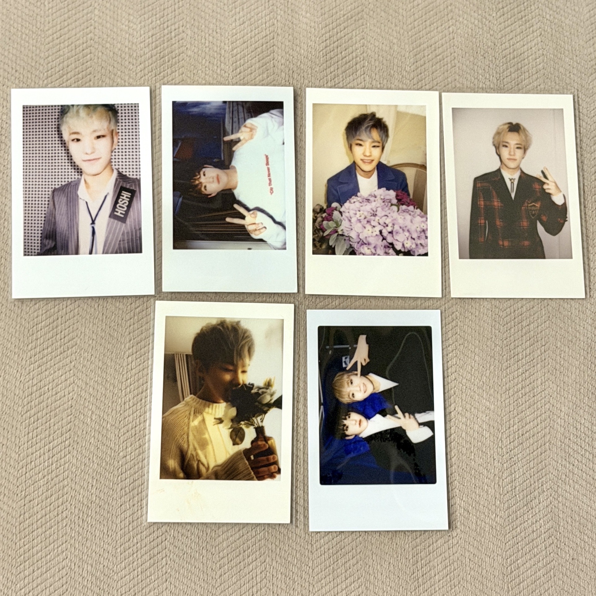 (早期拍立得小盤) SVT 權順榮 HOSHI 閃鑽 Boys Wish 雙人卡 單人卡