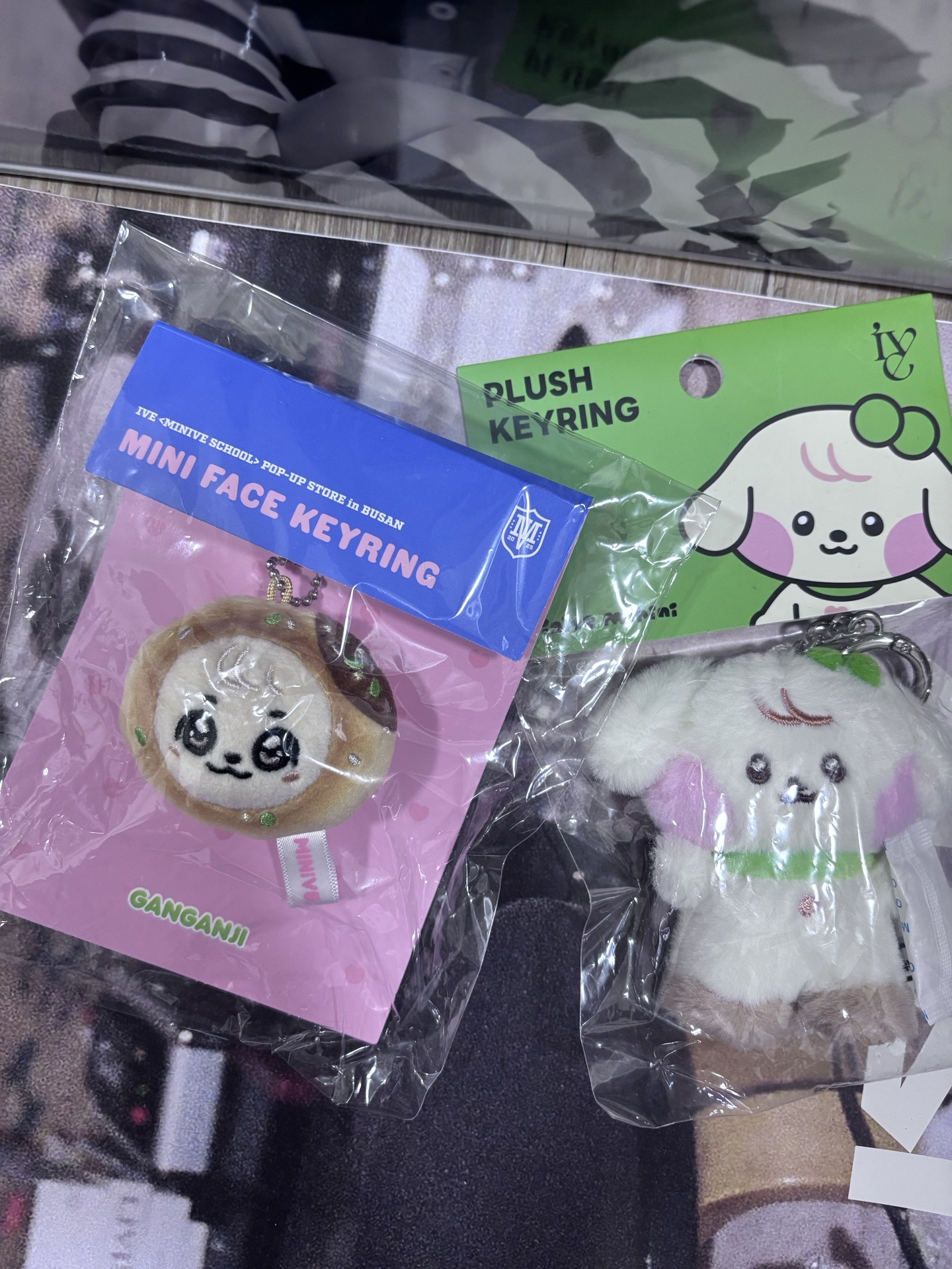 #絕版稀有 釜山糖餅安 + 安吊飾娃