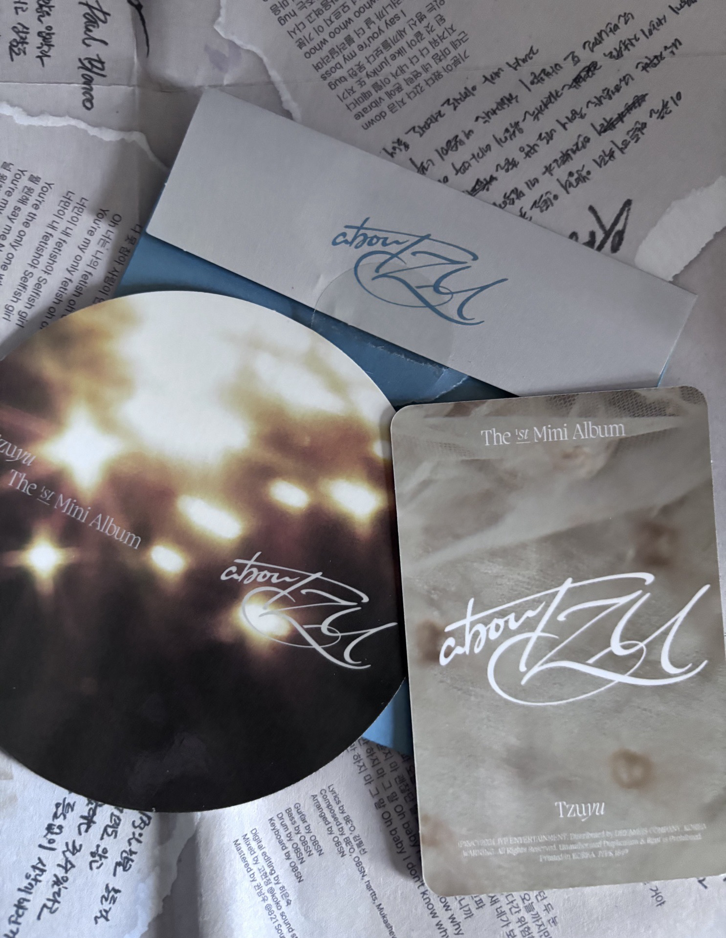 世首美子瑜1st mini solo手作小禮盒 