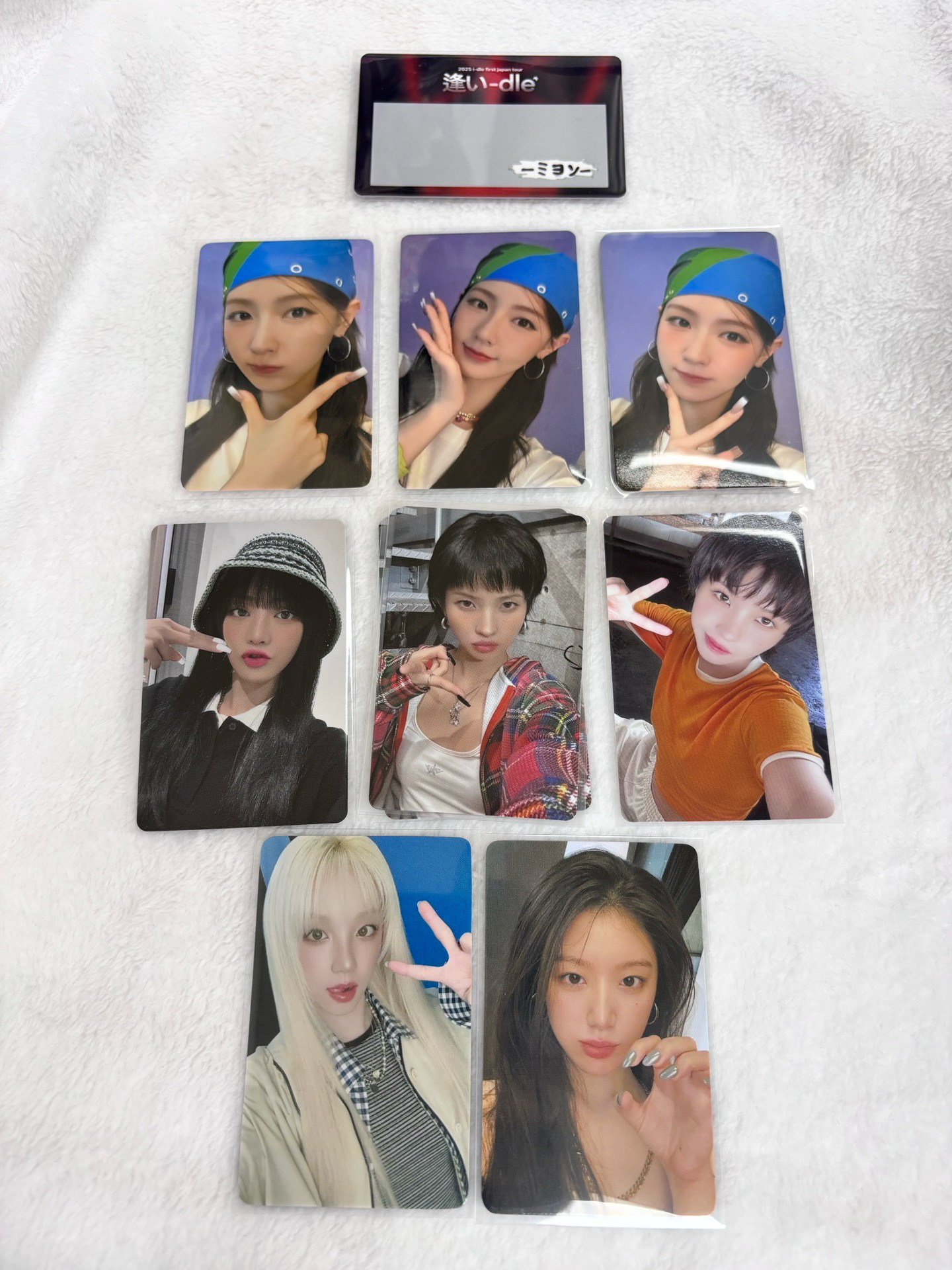 i-dle 2025 逢い-dle 日巡隨機卡 滿額卡 留言卡