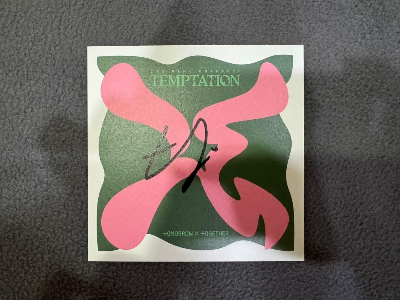 TXT 迷五美版親簽 姜太顯