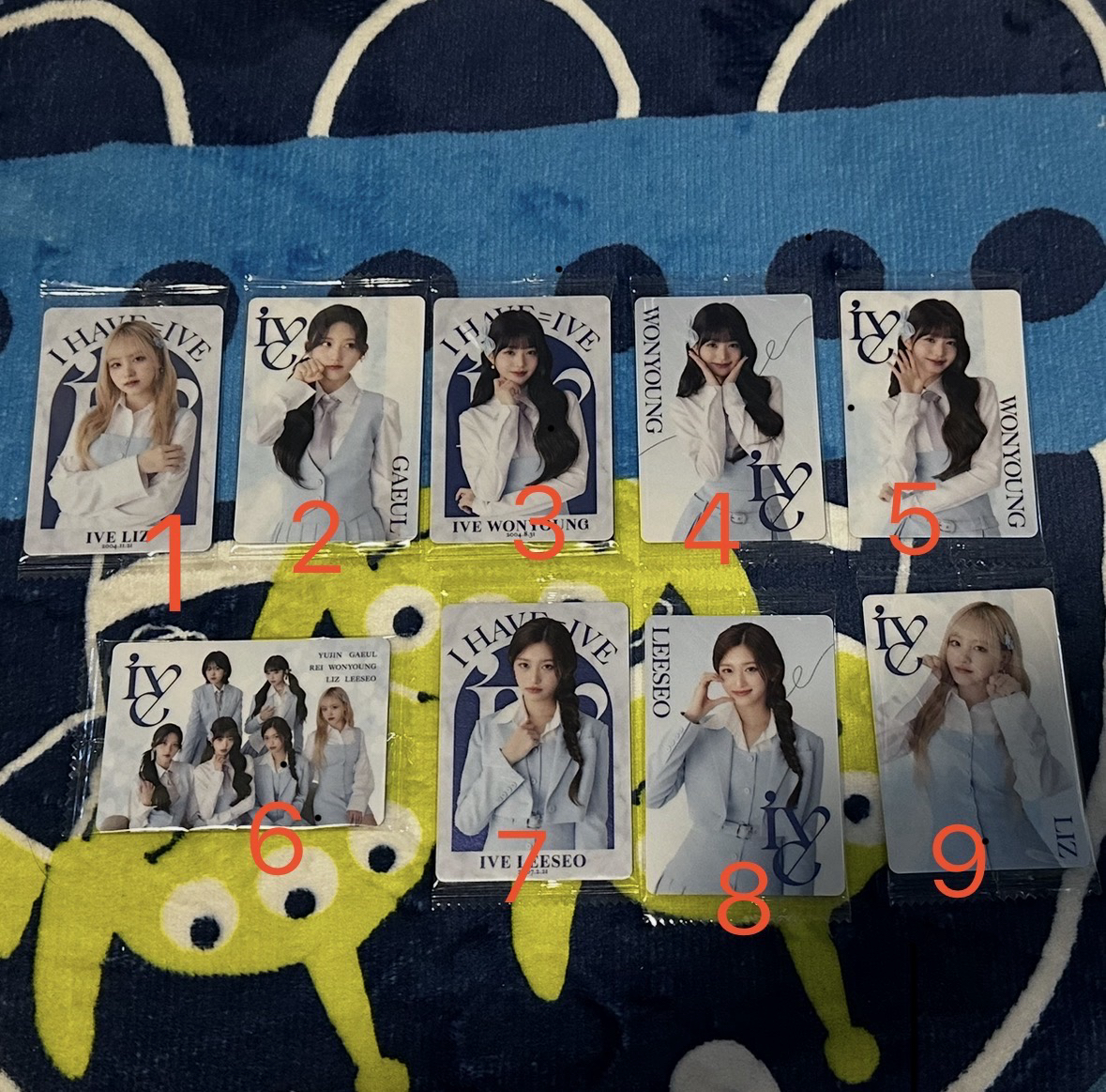 IVE萬代餅乾卡（未拆封）