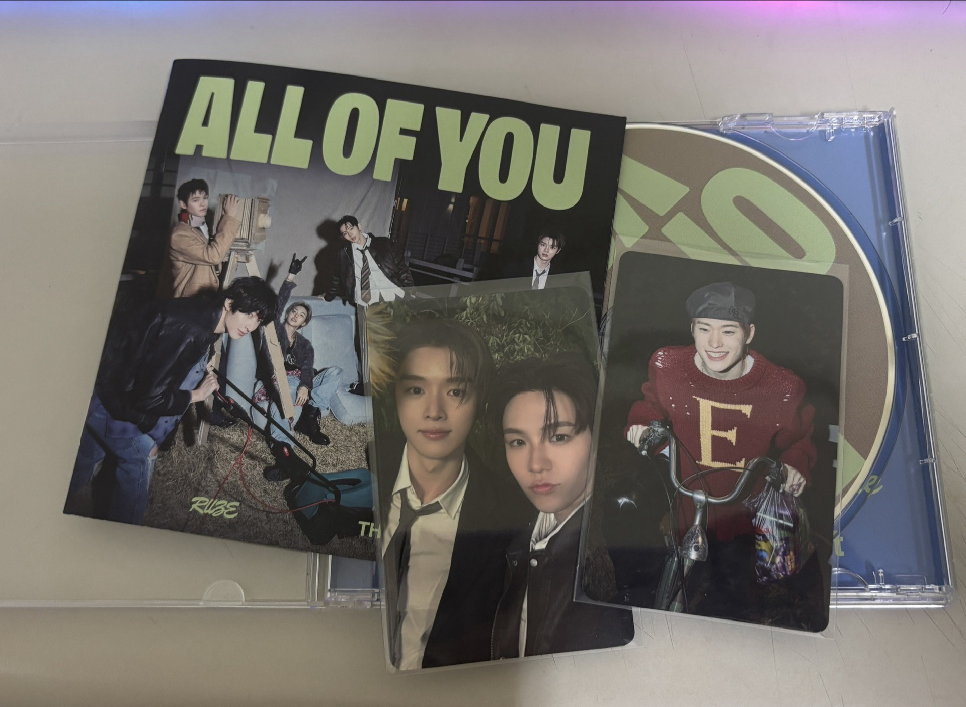 ALL OF YOU團封已拆 成醬雙人卡+熙官拍（無應募券）