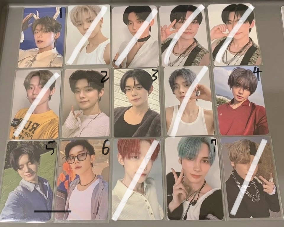 TXT 正四各通路特典&其他小卡（送演唱會彩帶！）