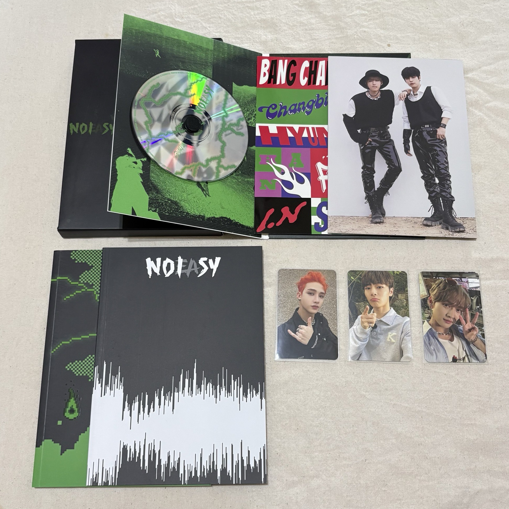 Stray Kids NOEASY 綠版已拆全專