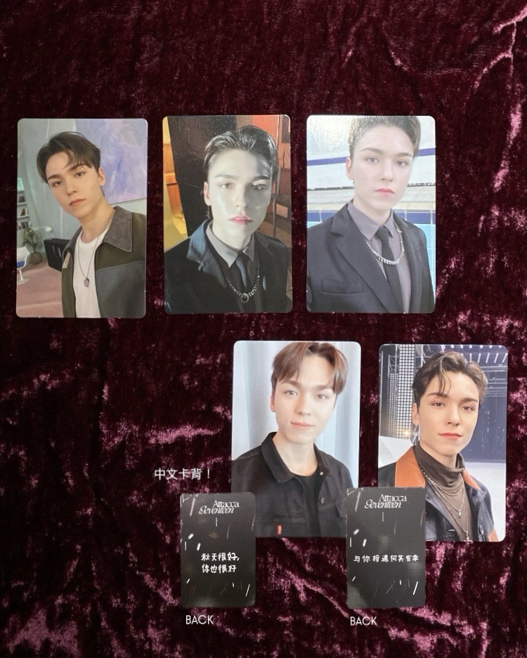 ⎝SEVENTEEN⎞VERNON Attacca 一直娛中文特典／專卡