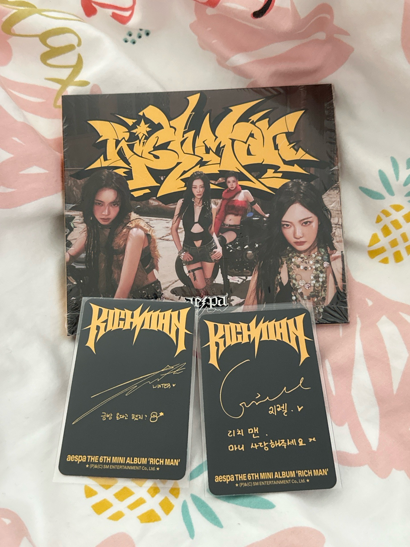 Rich Man 專輯 Japan Exclusive Ver.-A版（已拆全專冬卡+日本吉）