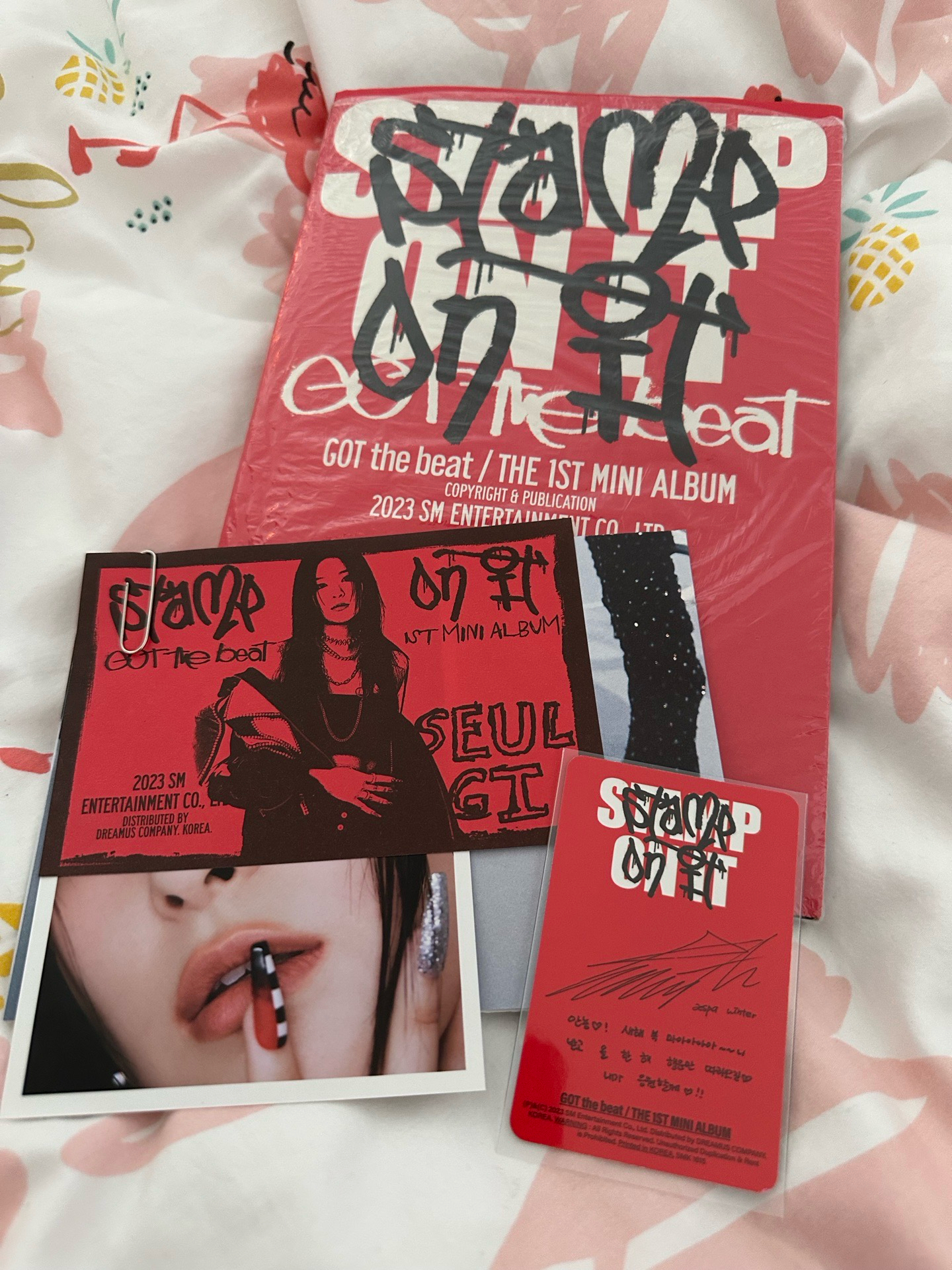 Stamp On It 專輯 STAMP Ver.（已拆全專-專卡冬-照片海報是瑟琪）