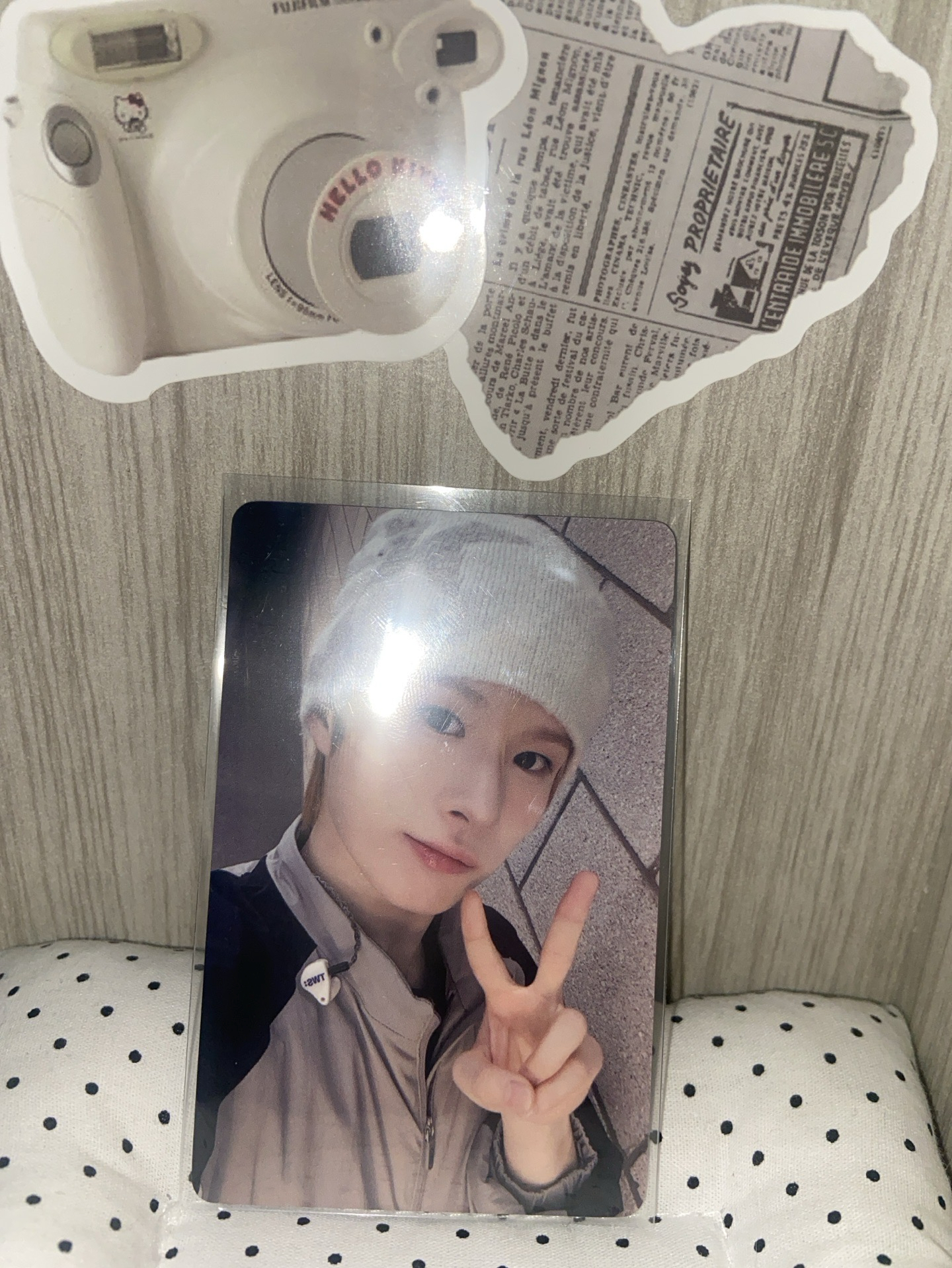 Play Hard yzy 6.0 簽售卡 手繪卡背李炅憫🐥