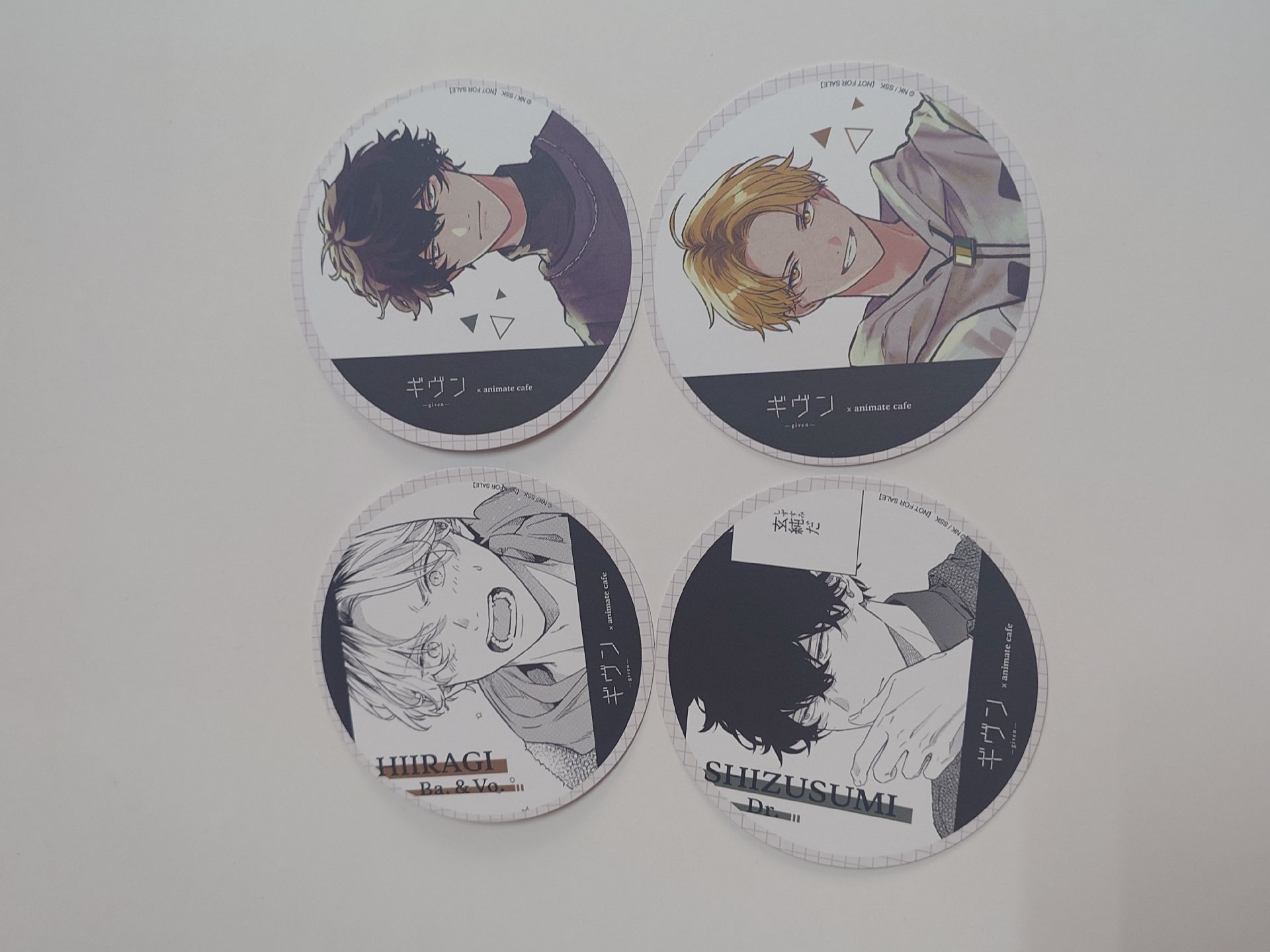 GIVEN咖啡廳紙杯墊