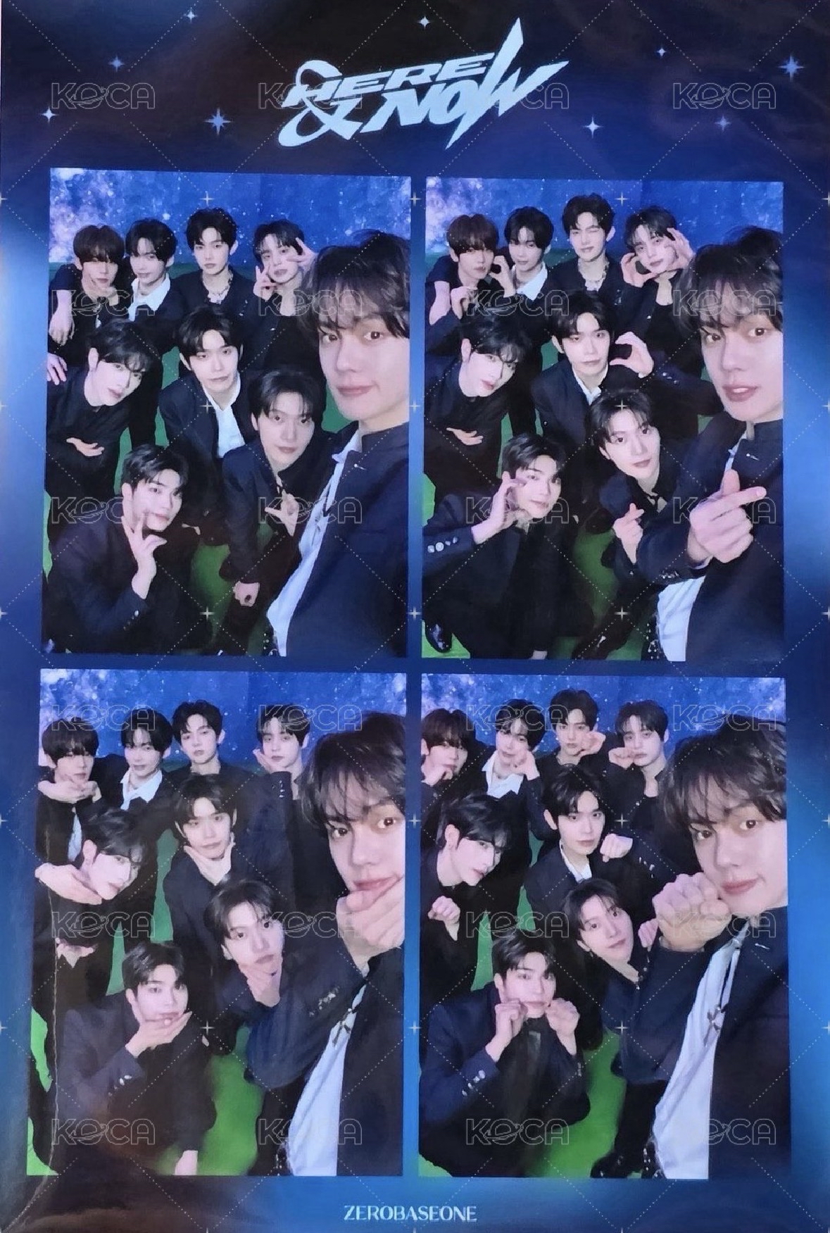 韓安四宮格團體照