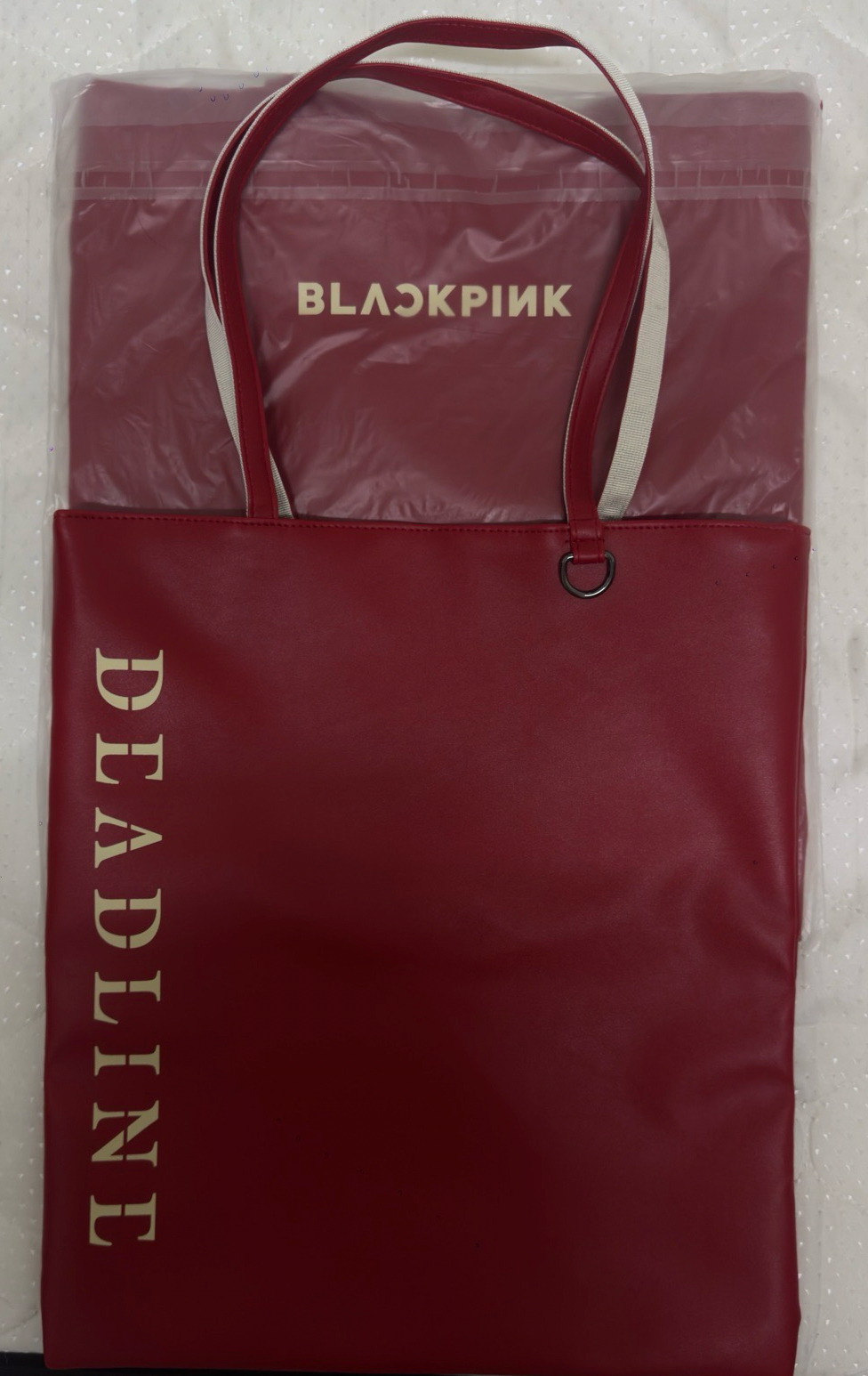 紅色托特包(BLACKPINK日本快閃店限定)