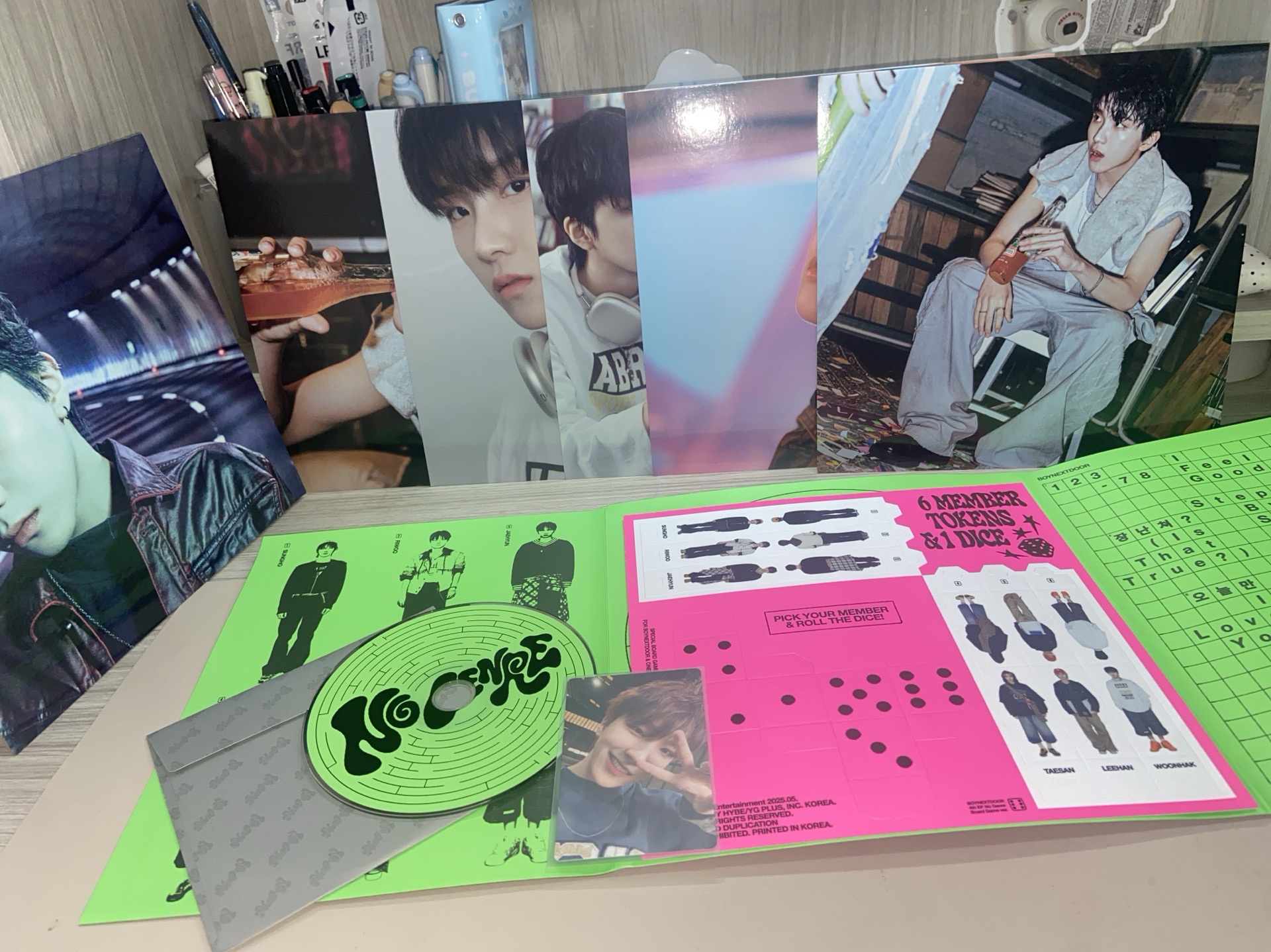 No Genre 專輯 單封 BORADGAME ver.金雲鶴全專