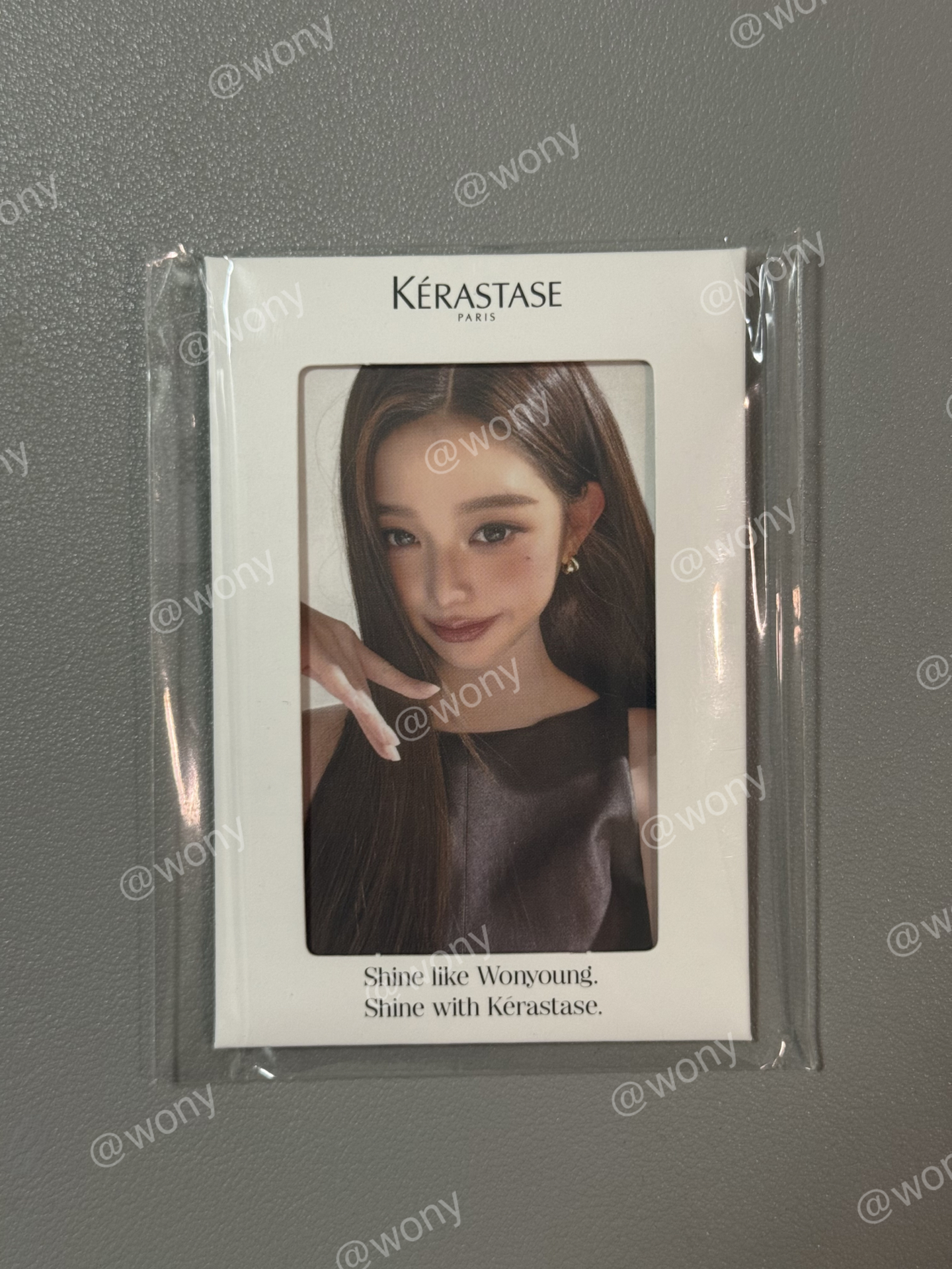 IVE 張員瑛 卡詩 代言卡