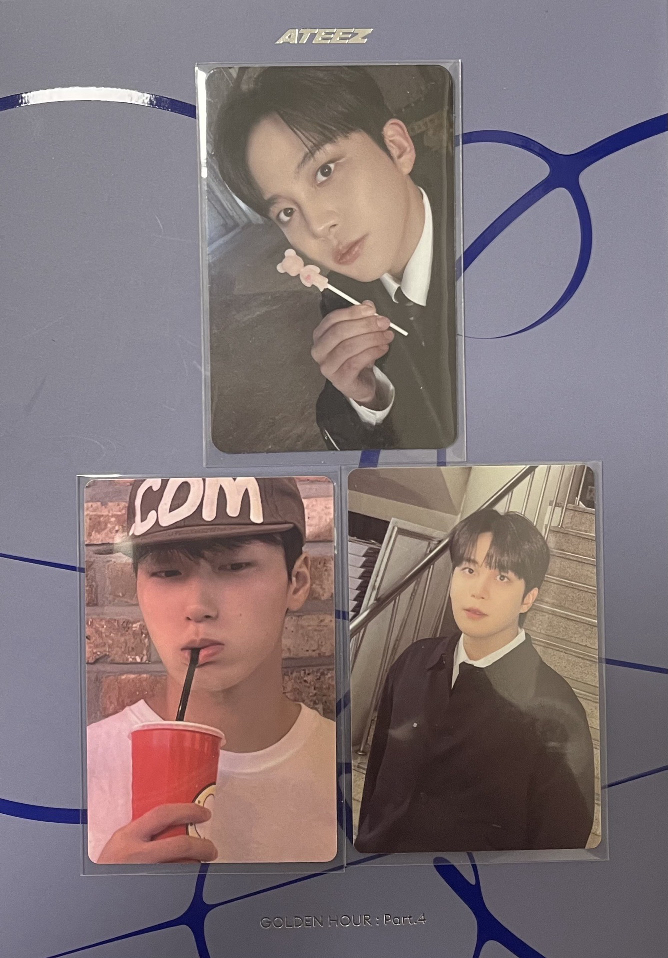  A版傘、鍾+棒棒糖熊