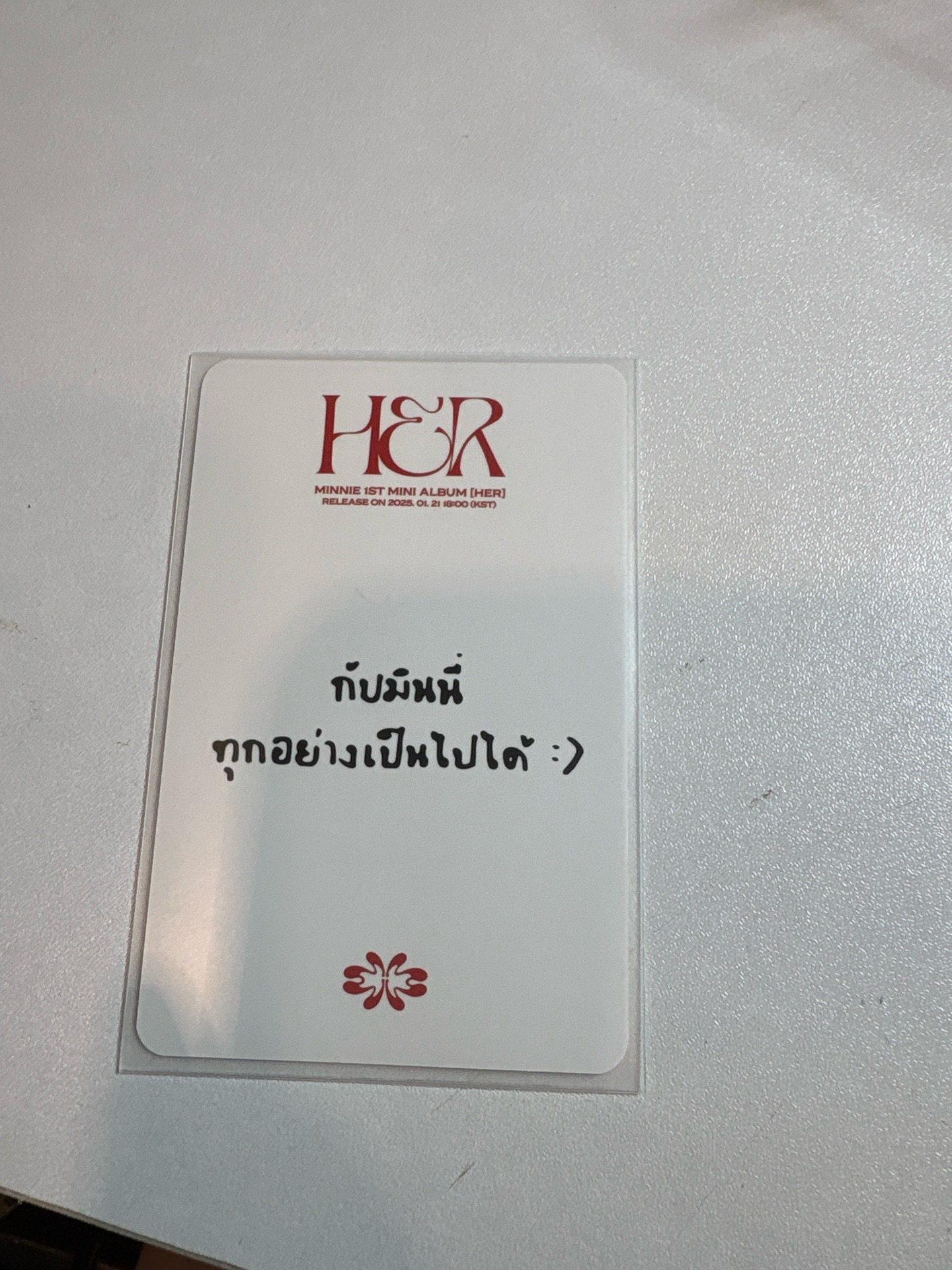 her solo專特典卡泰文卡背