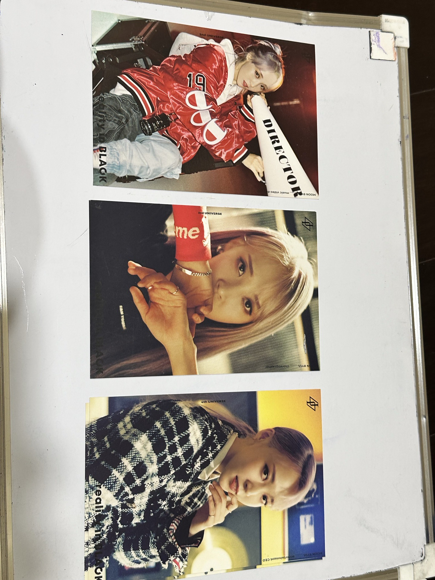 Mamamoo 黑專歌詞卡 專卡 玟星個人專貼紙