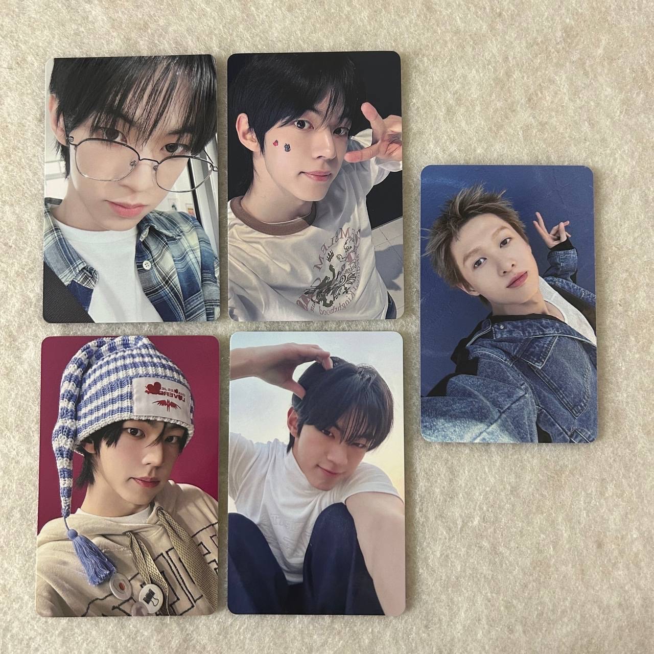 道勳熱卡小盤5張