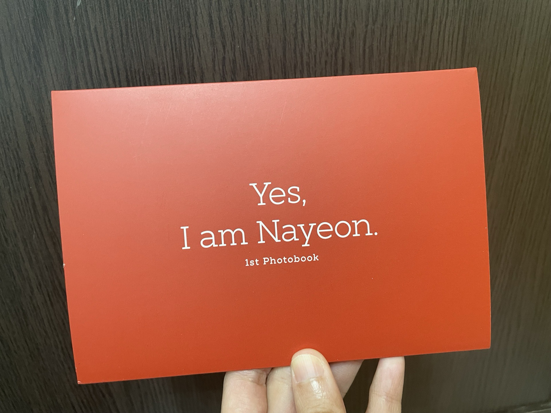 Twice_Yes I am Nayeon娜璉寫真明信片/風琴卡 紅版