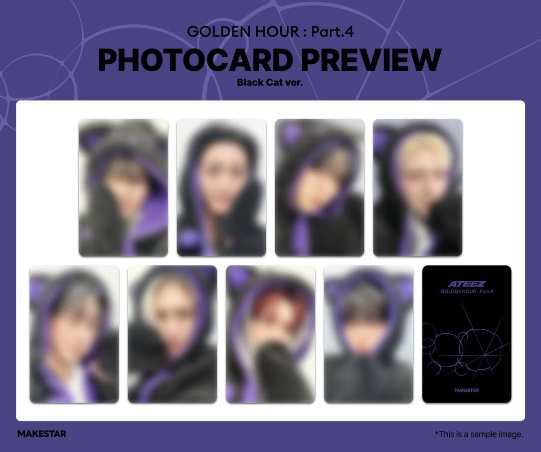 Ateez ms3.0 黑貓簽售特典