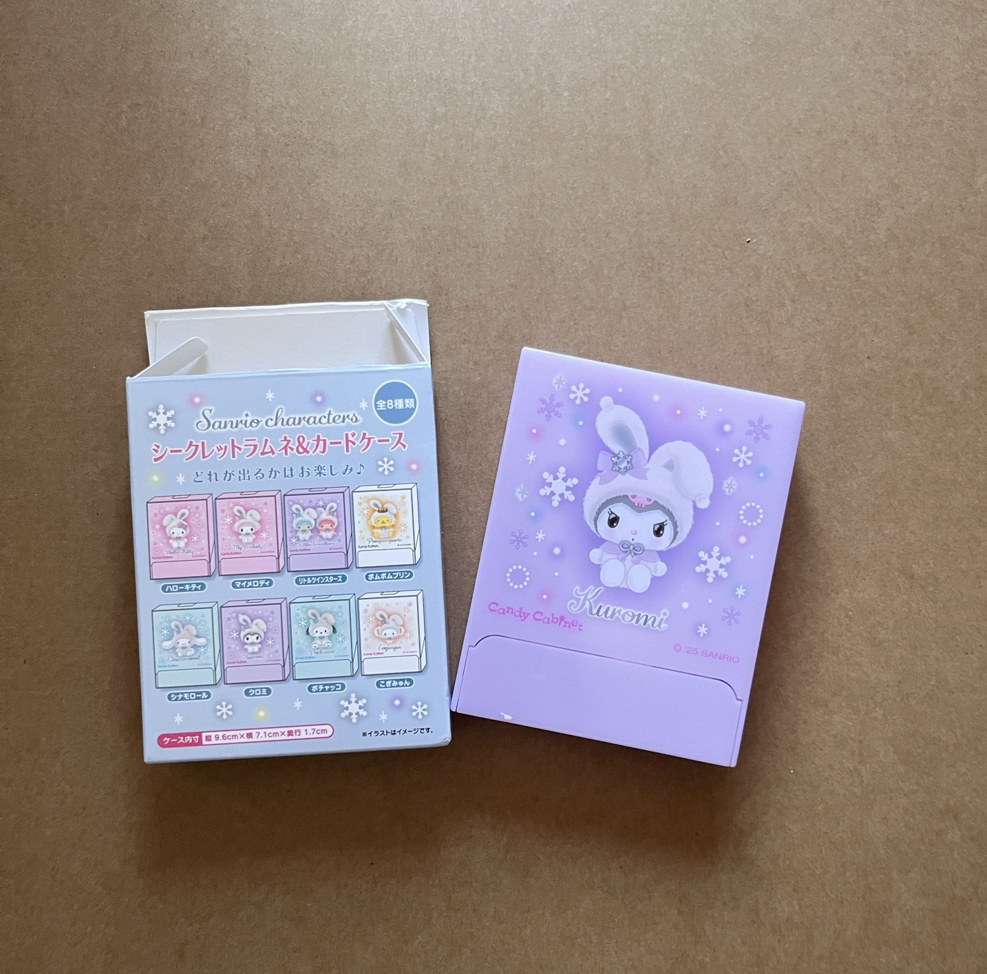庫洛米 卡磚 雪兔系列卡盒