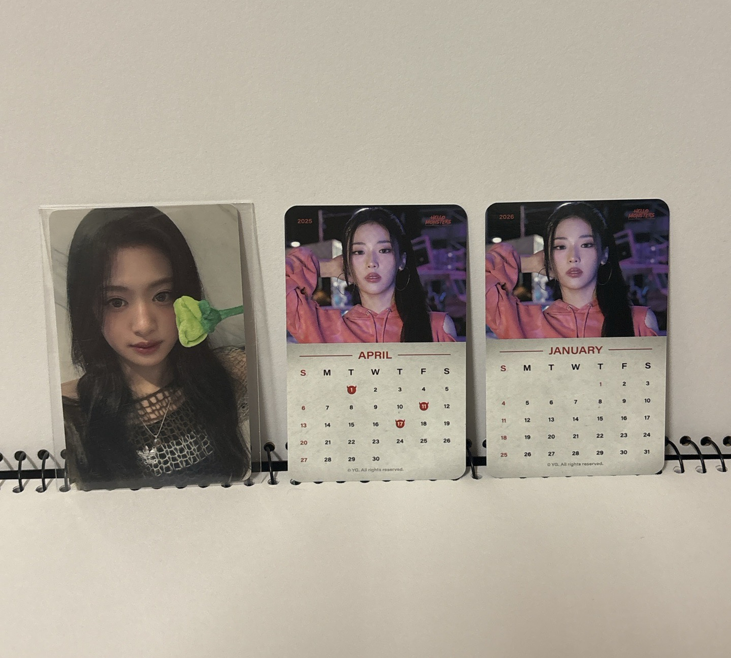 玫瑰賢 + 日曆卡露