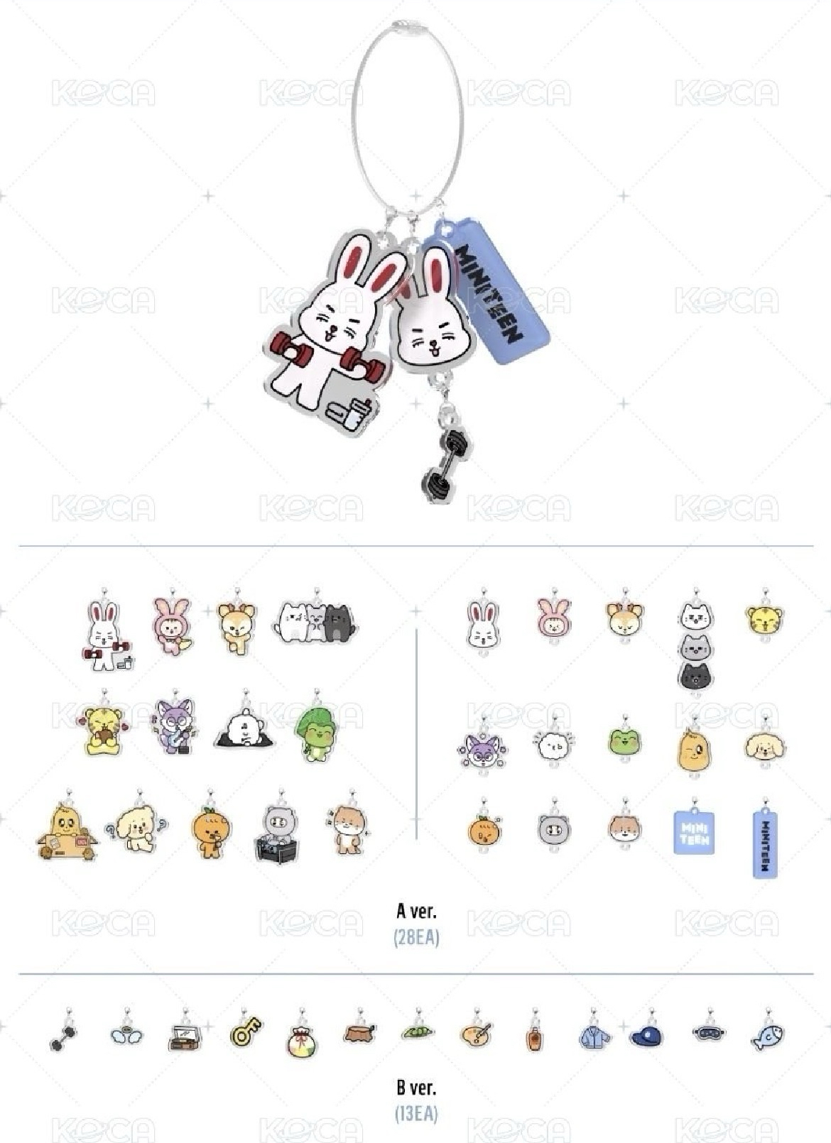 miniteen吊飾（圓全身