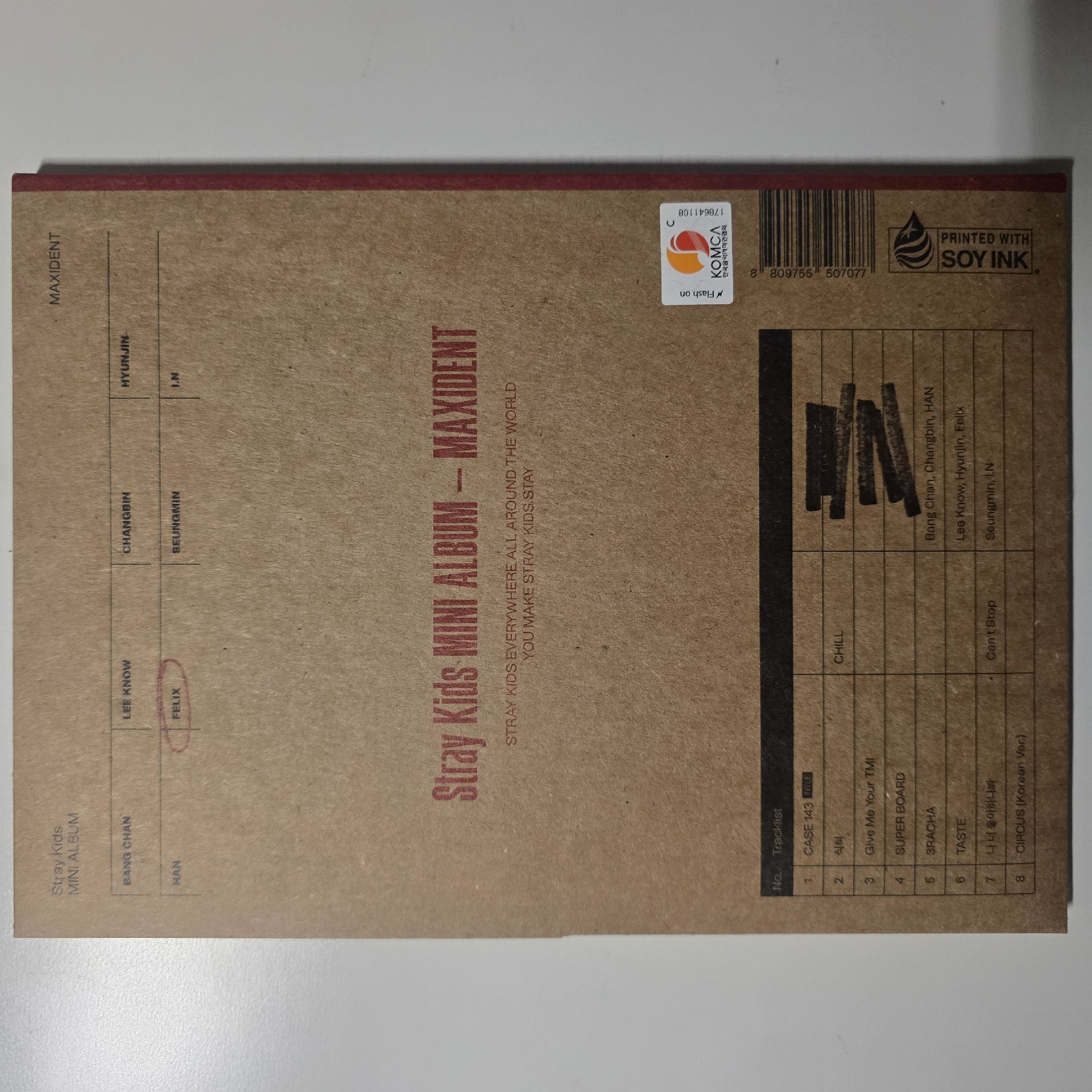 Stray Kids MAXIDENT 單封🐥Felix 菲菲