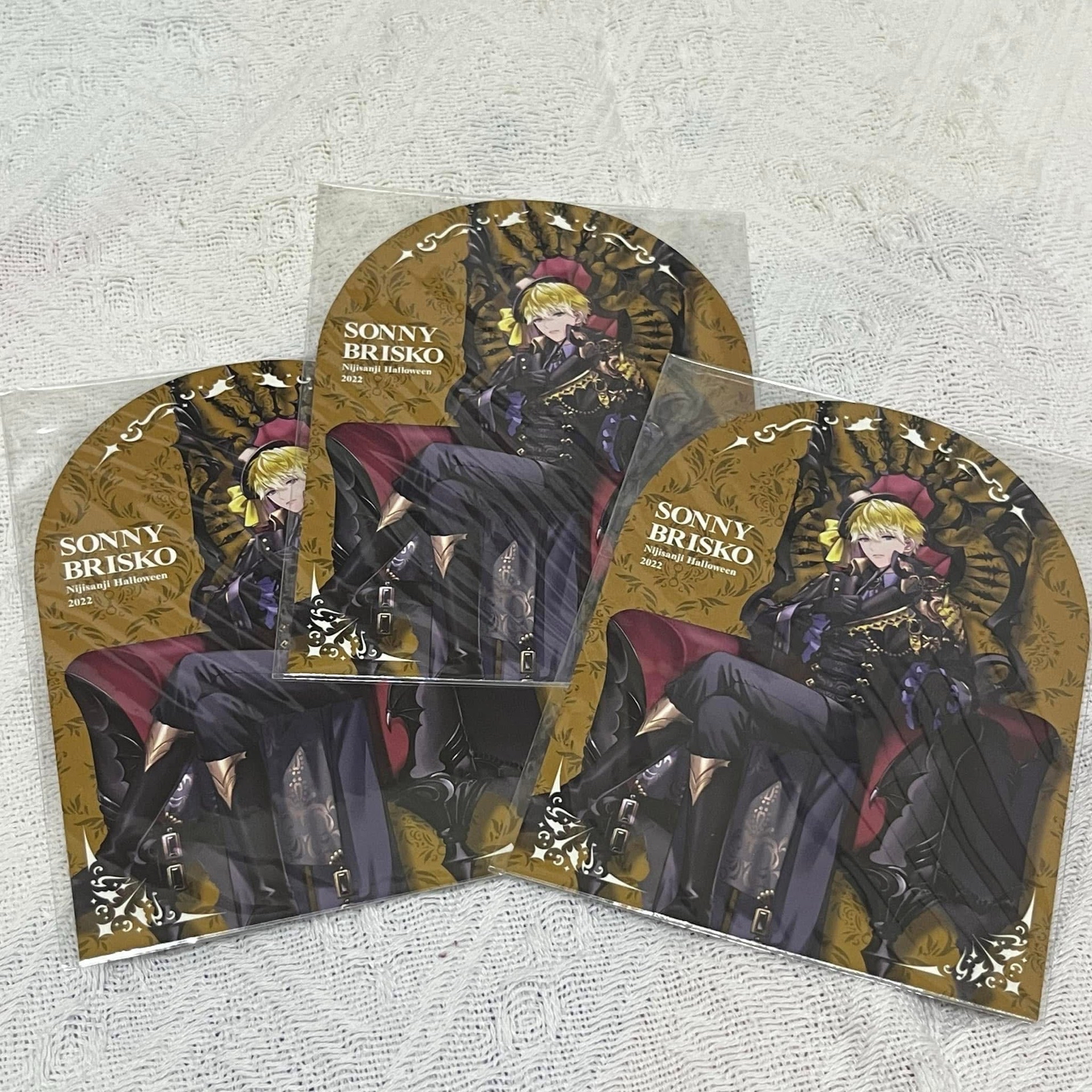 Sonny萬聖節夜光明信片