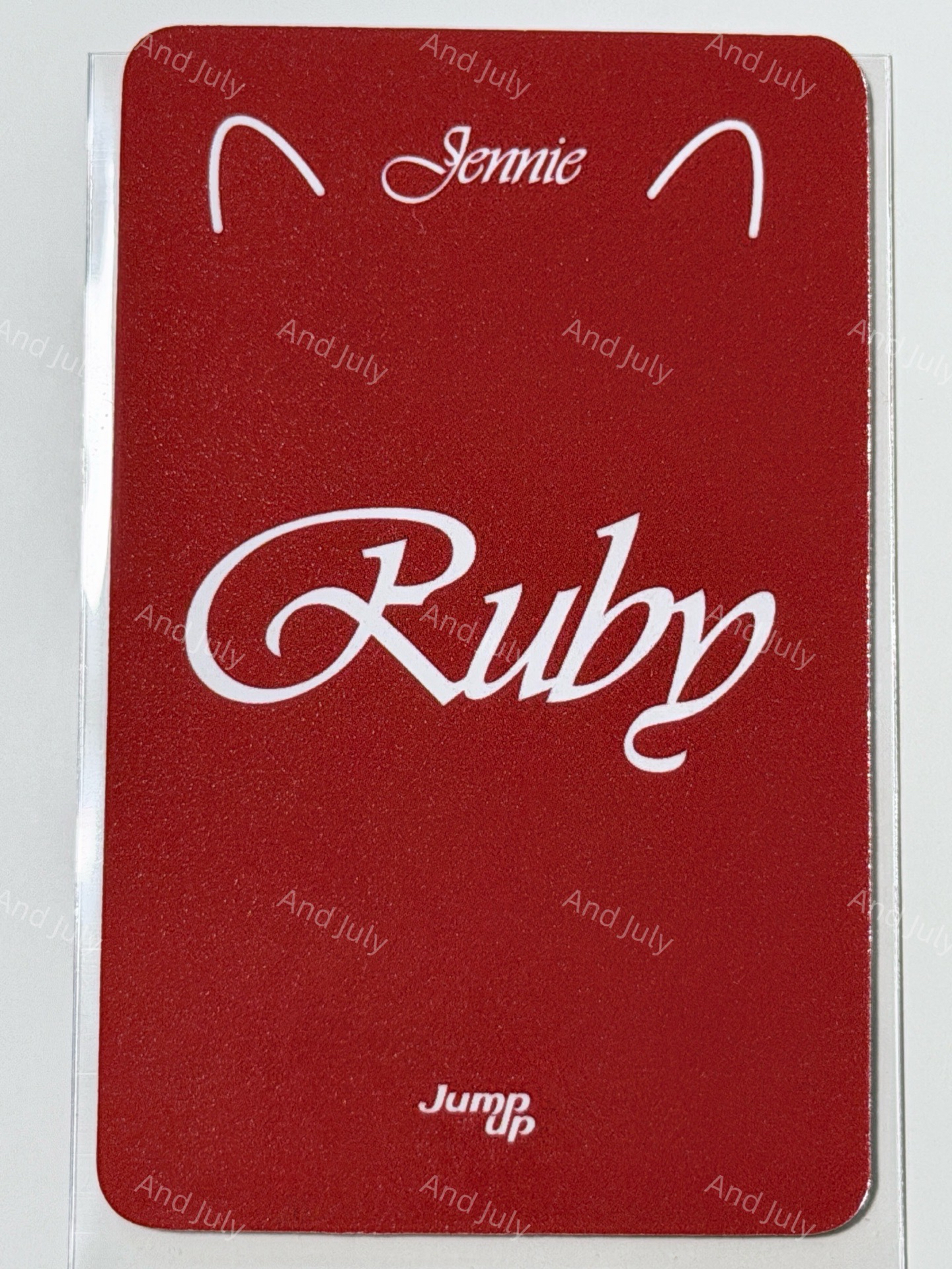 JENNIE Ruby JU幸運卡