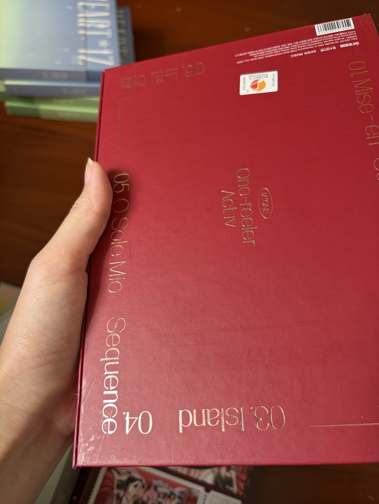 IZ*ONE One-reeler / Act IV SCENE#3 專輯 紅版 惠元封面