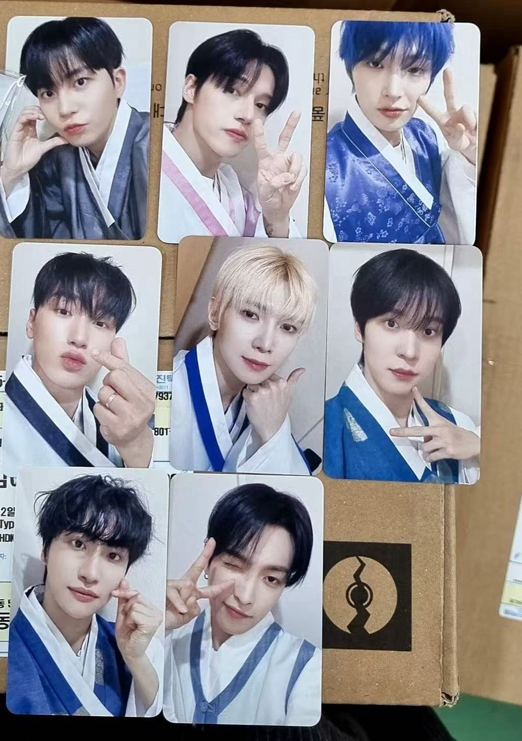 韓服中選卡（有證明）