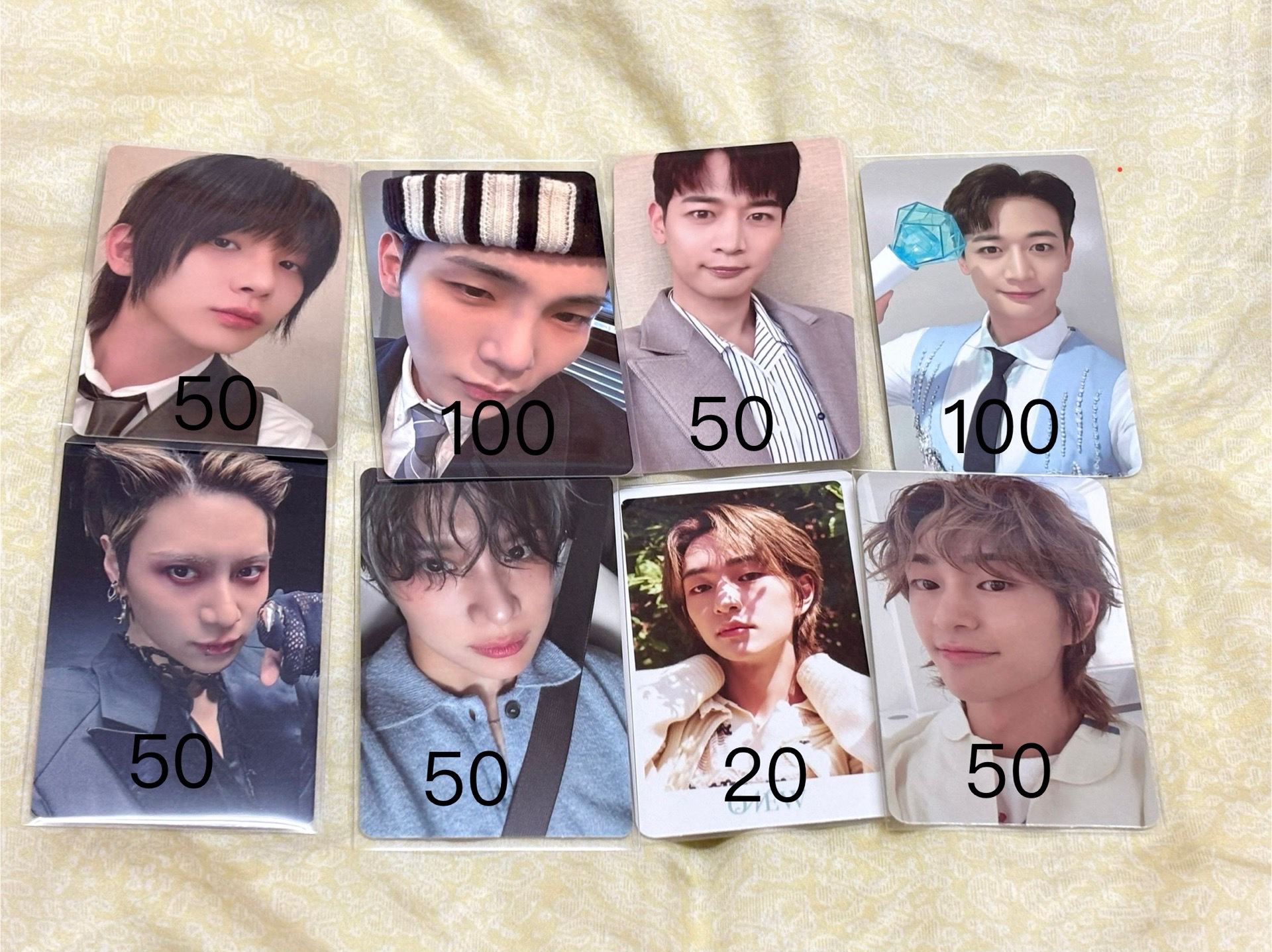 SHINee小卡 特典卡 專卡 手燈卡