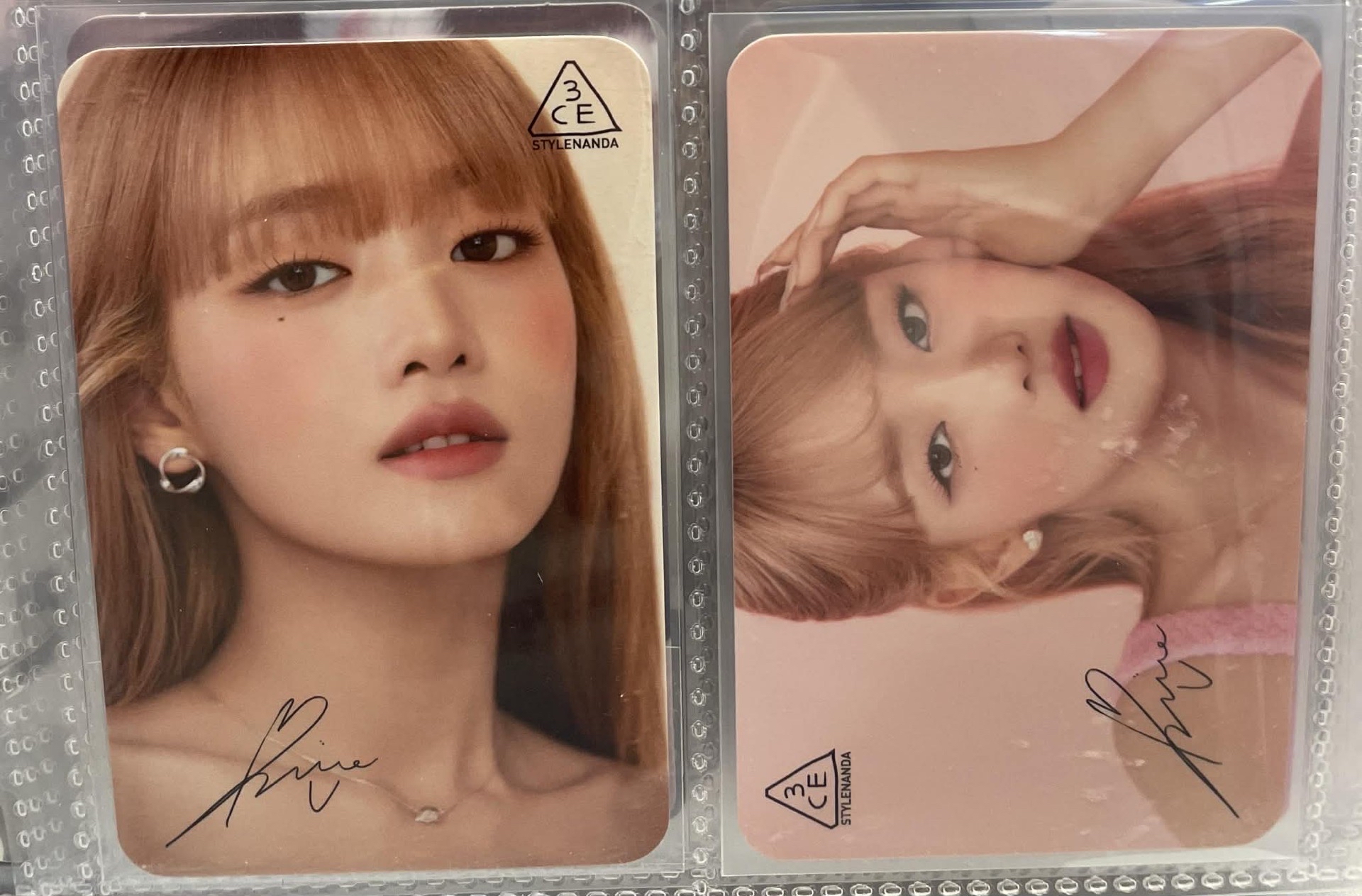 Minnie 3ce代言卡一套