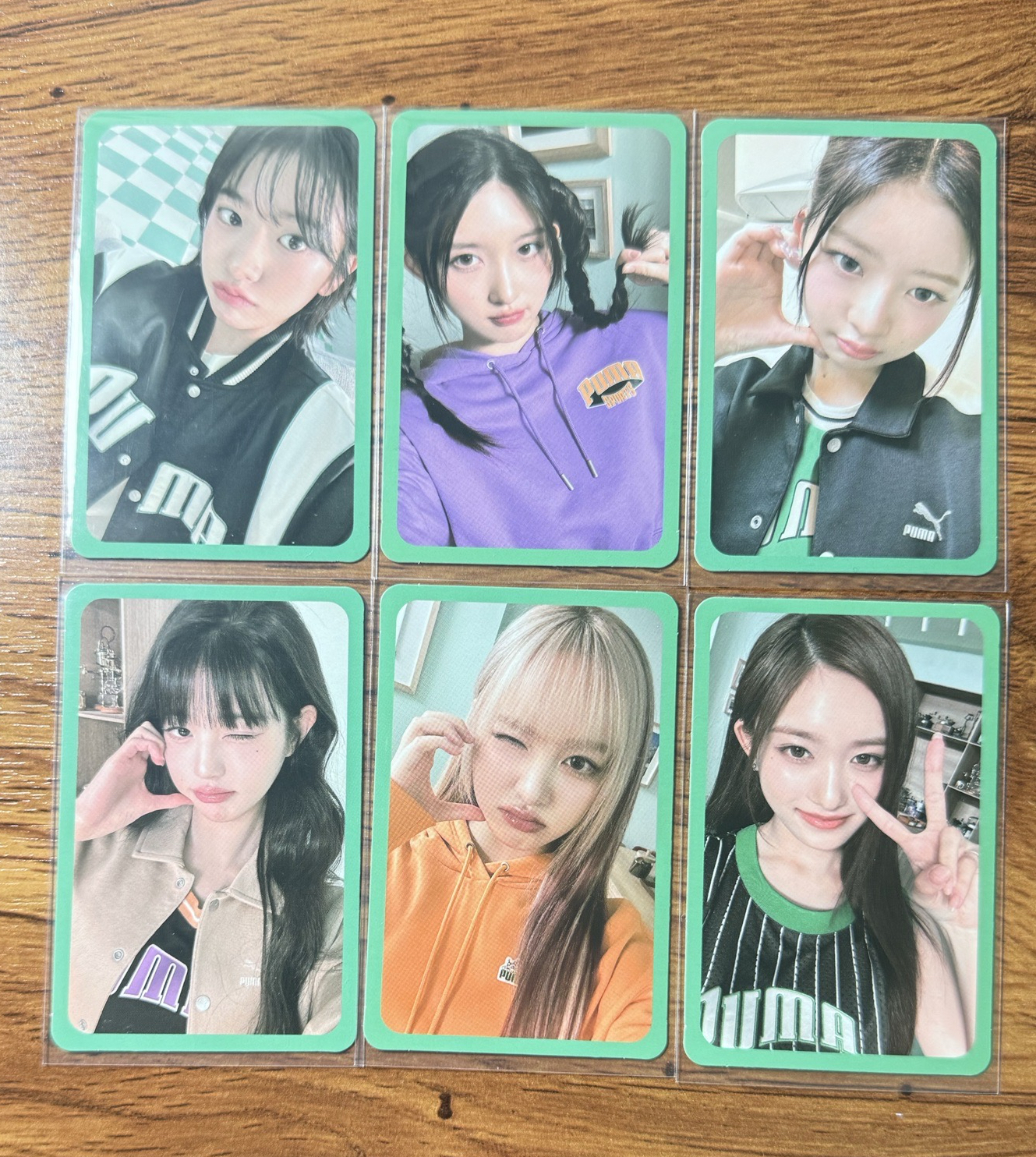IVE PUMA 代言小卡set
