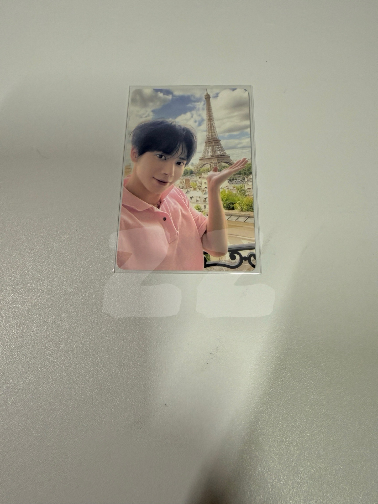 yzy3.0與巴黎鐵塔合照的貓