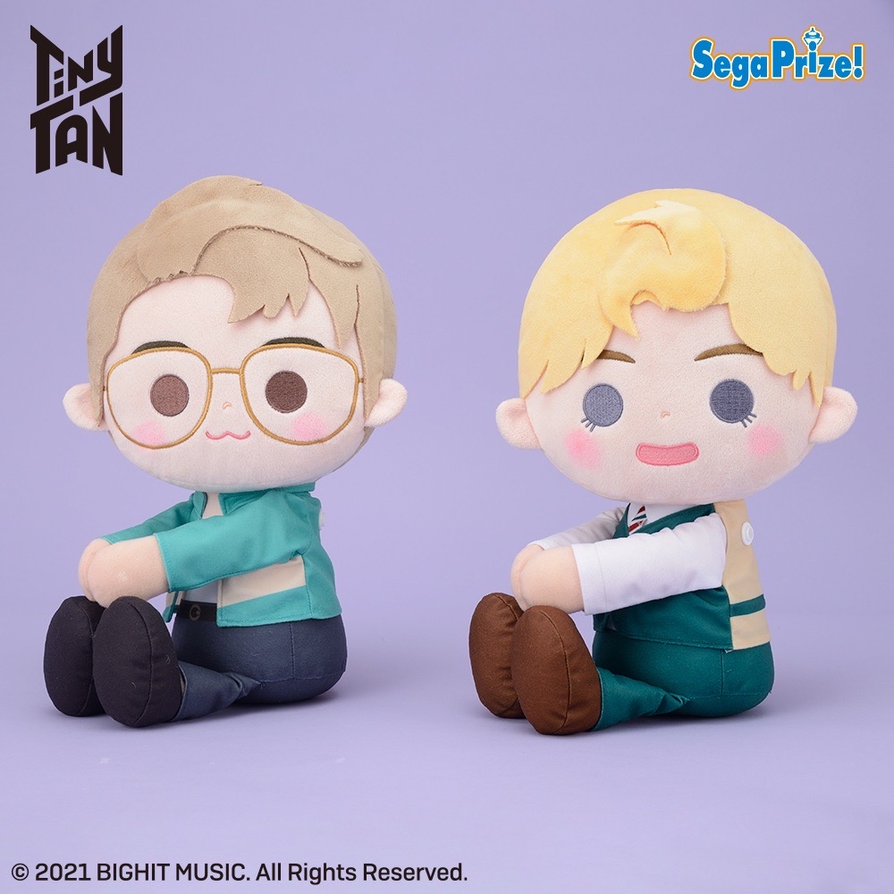 TinyTAN Dynamite Mic Drop 豆眼 抱抱娃