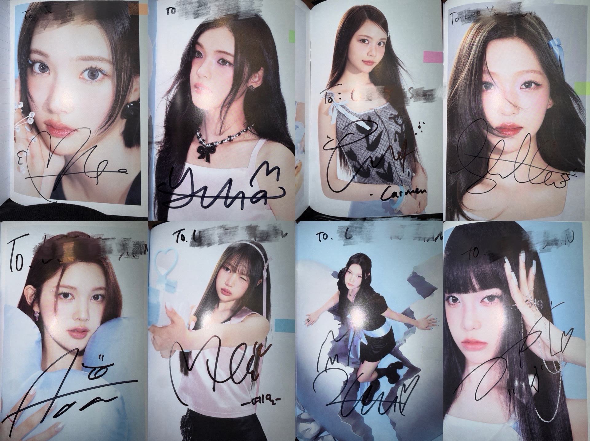 hearts2hearts 全員to簽 撕頁