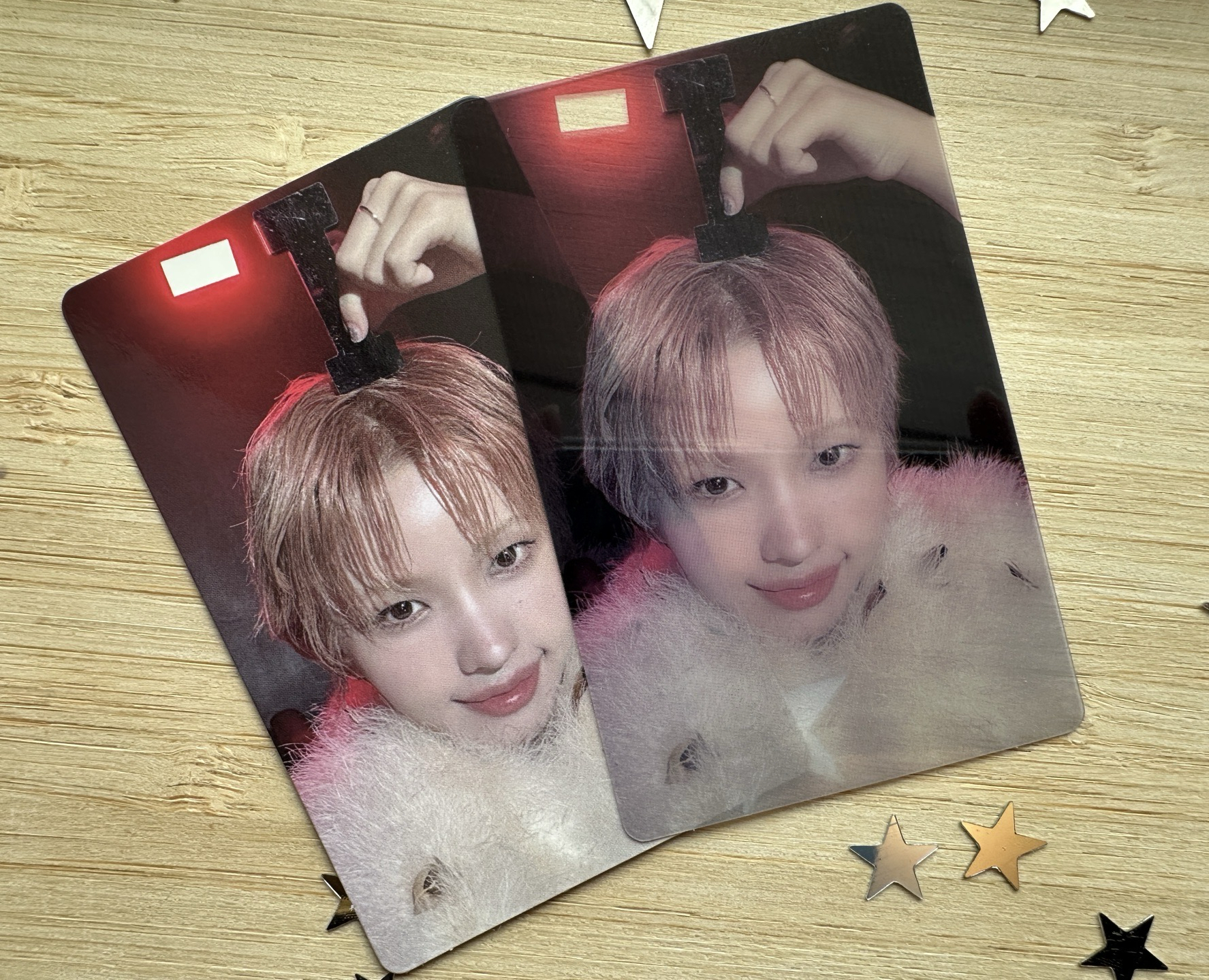 weverse 預購娟（透卡*1加小卡*1)