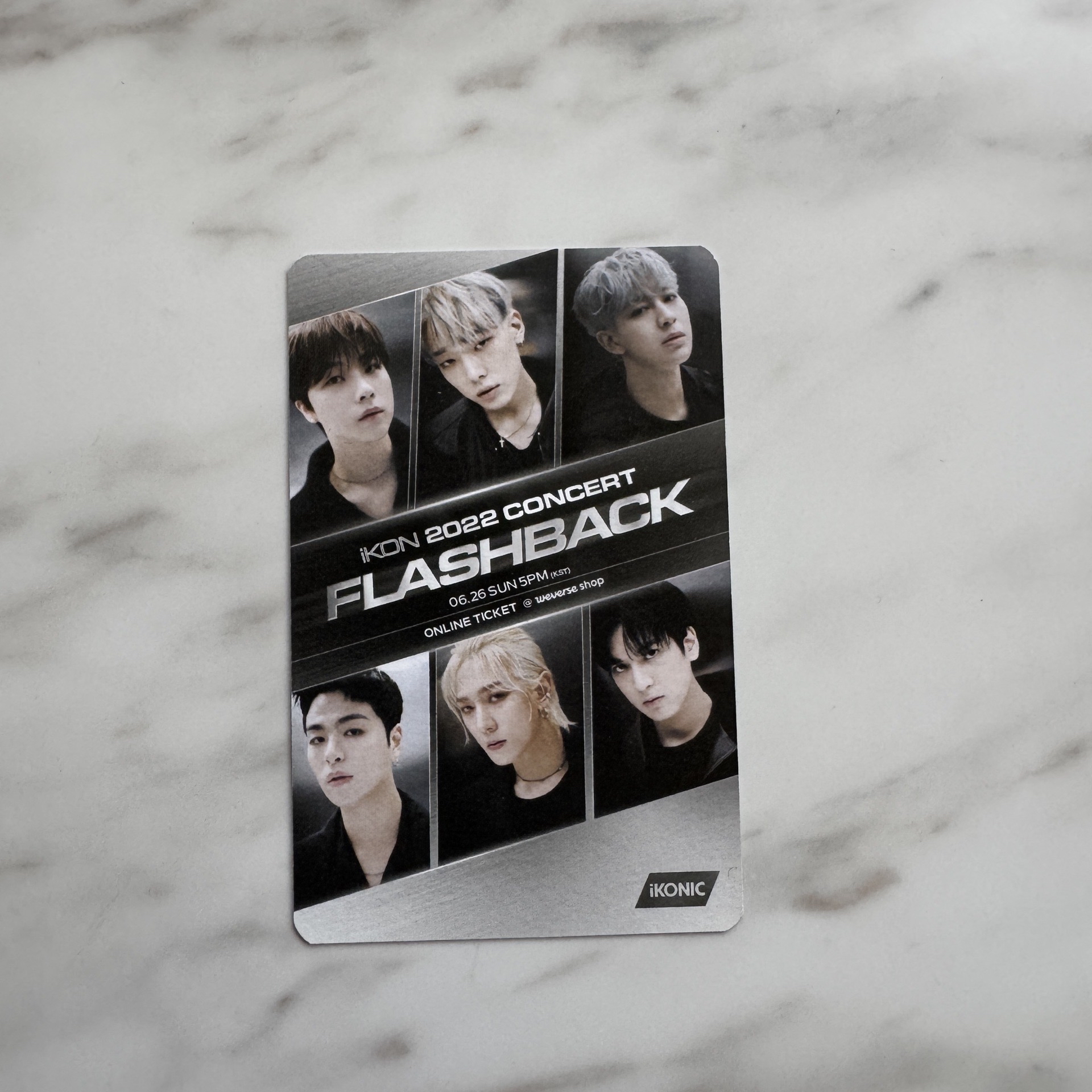 2022 FLASHBACK演唱會 入場卡