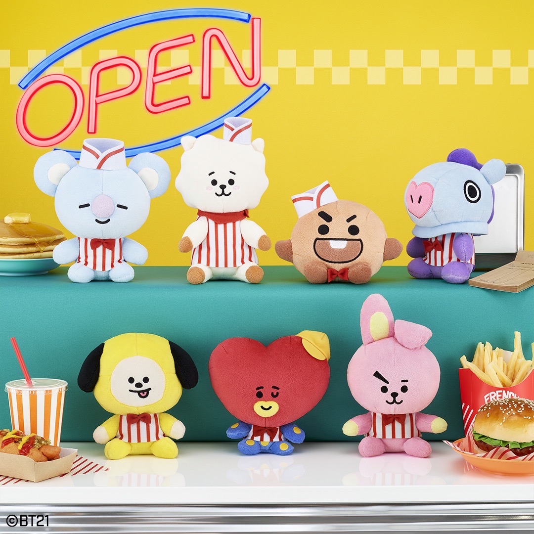 一番賞 BT21 Diner 娃娃