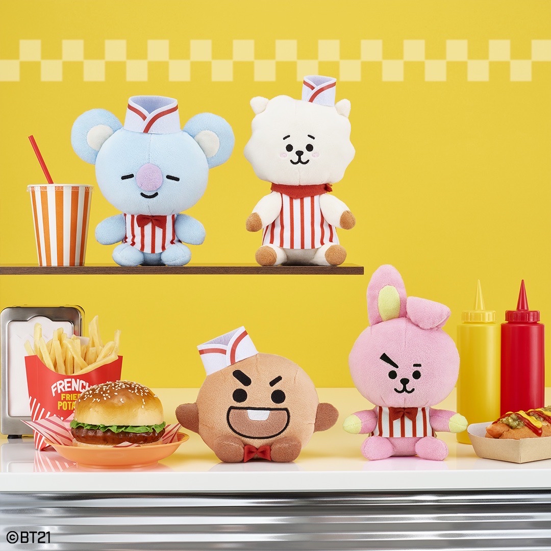 一番賞 BT21 Diner 娃娃