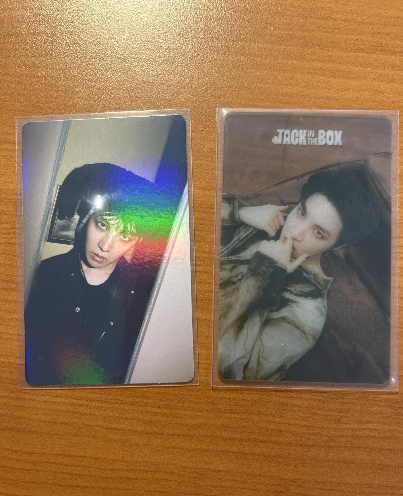 BTS J-hope JACK IN THE BOX  WVS首批特典卡、透卡 兩張不拆售