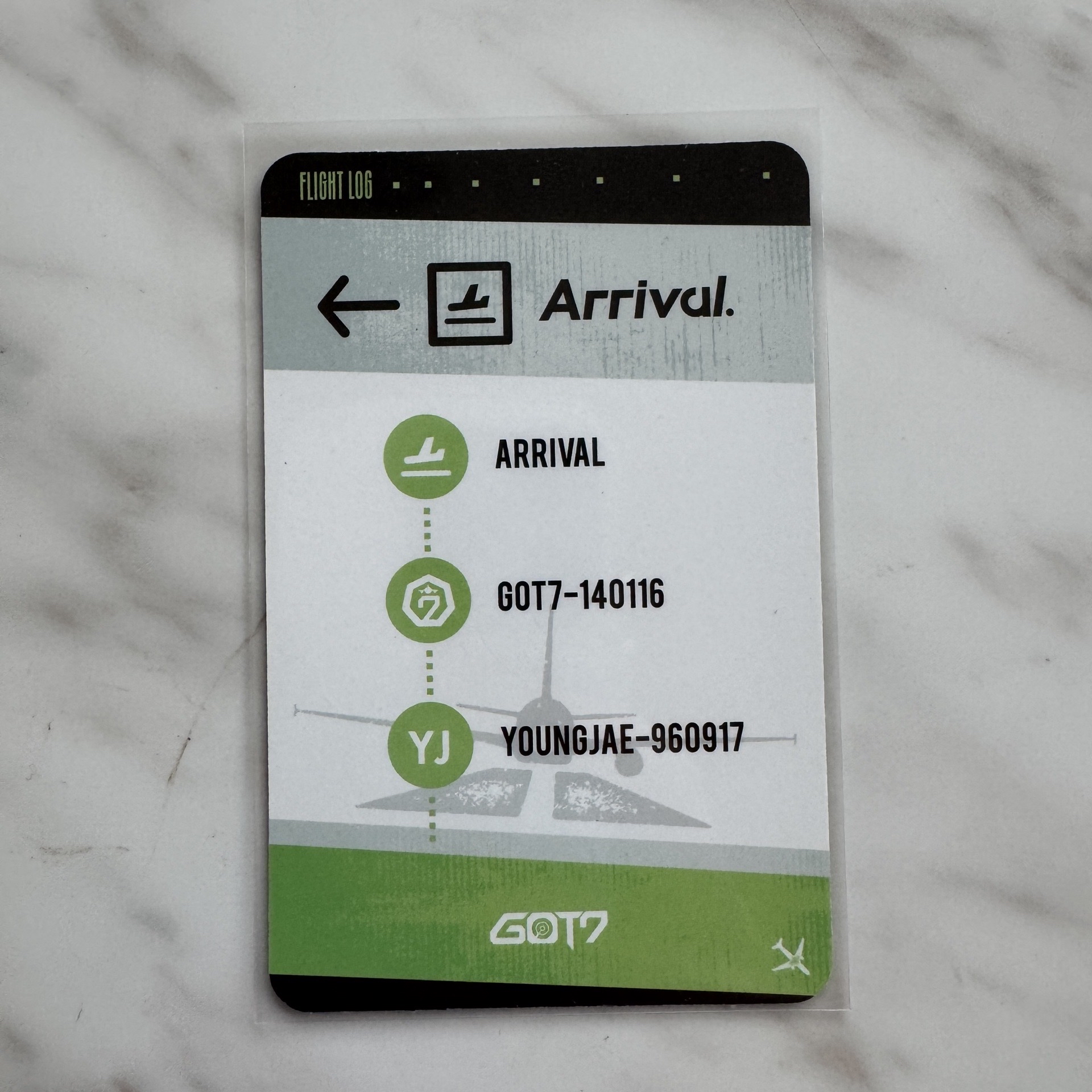 崔榮宰 Flightlog Arrival 專輯卡