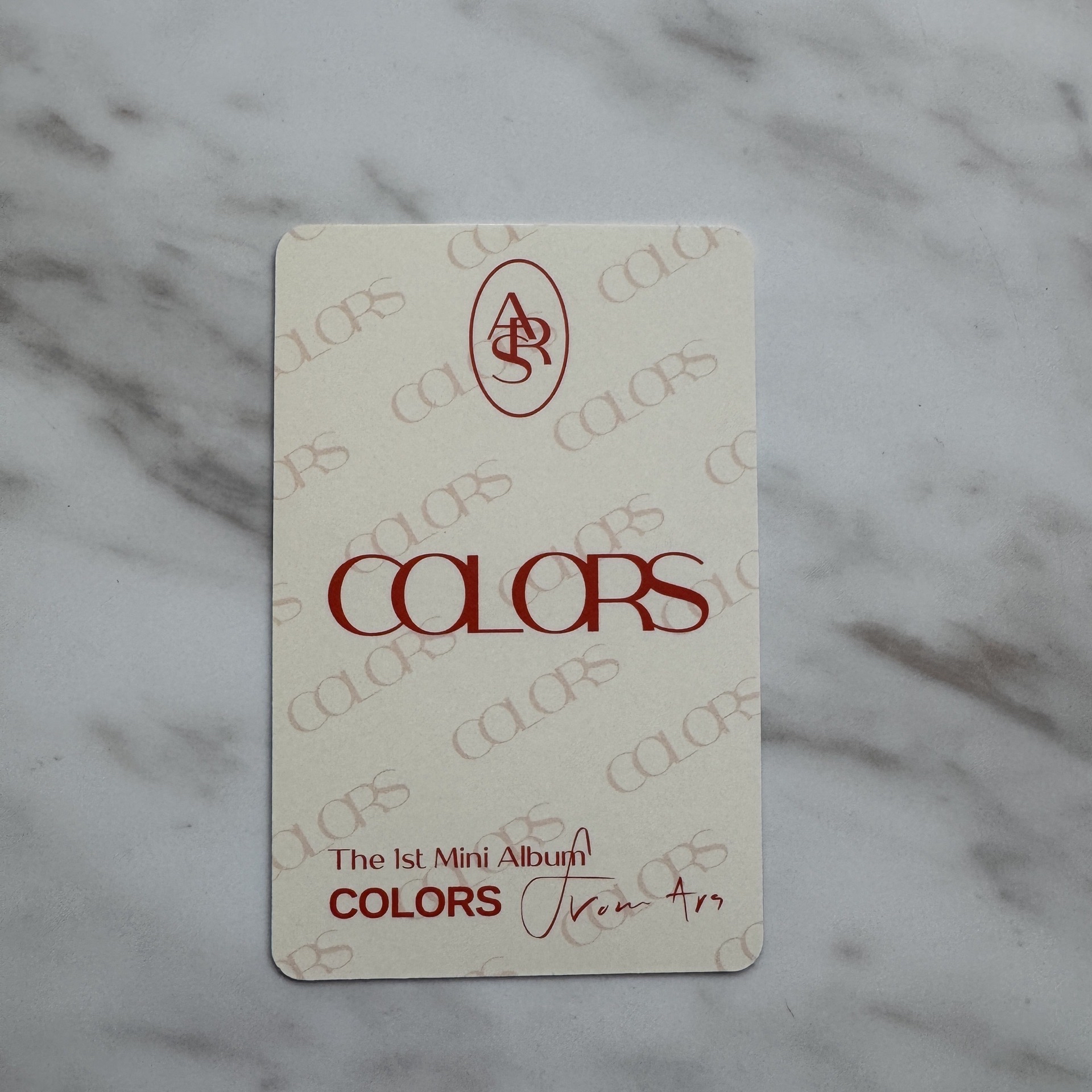 崔榮宰 COLORS 專輯卡