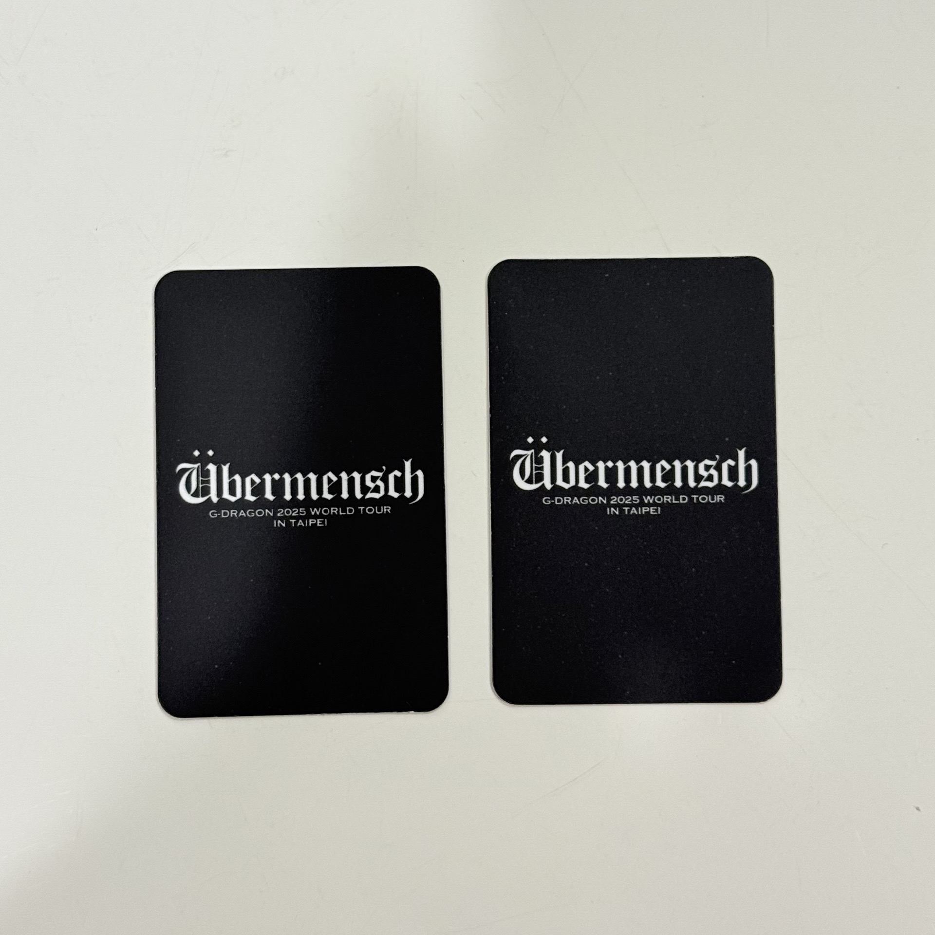 GD 台北演唱會 入場卡